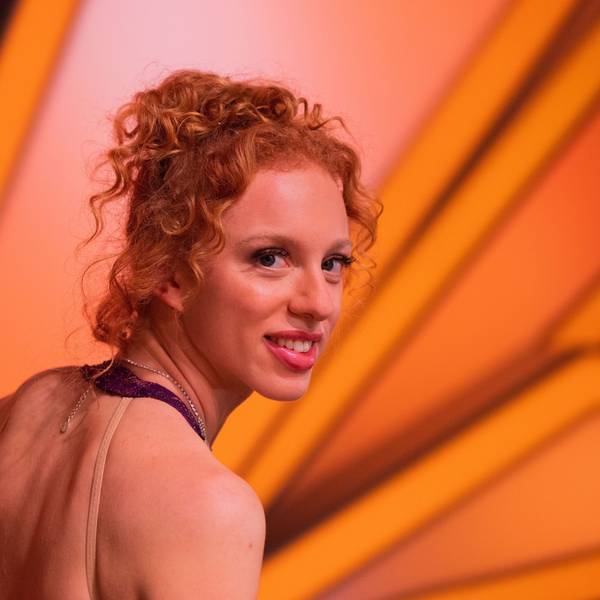 Anna Ermakova, Model, steht nach der RTL-Tanzshow "Let's Dance" im Coloneum.