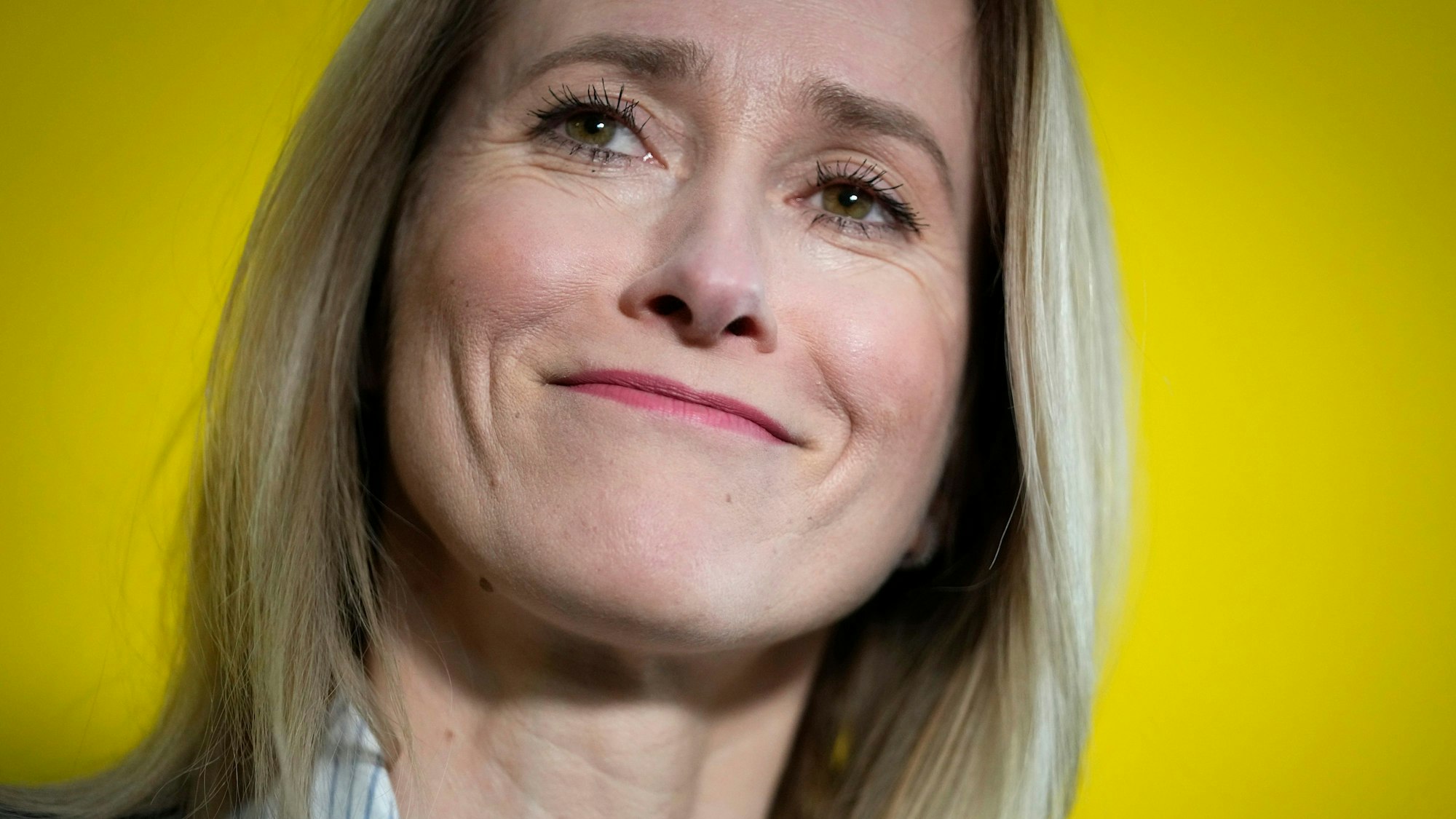 Porträt von Kaja Kallas, Premierministerin von Estland