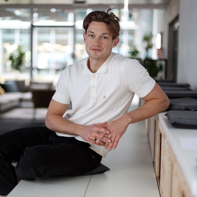 Damian Hardung im Neven DuMont-Haus.