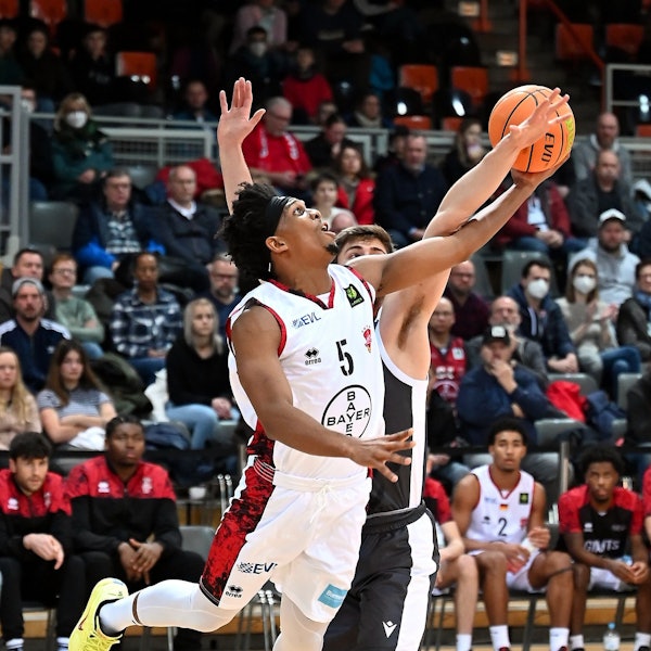 17.12.2022,-Basketball-Bayer Giants Leverkusen-Vechta
vorne: Kadre Gray (Bayer)
Foto: Uli Herhaus