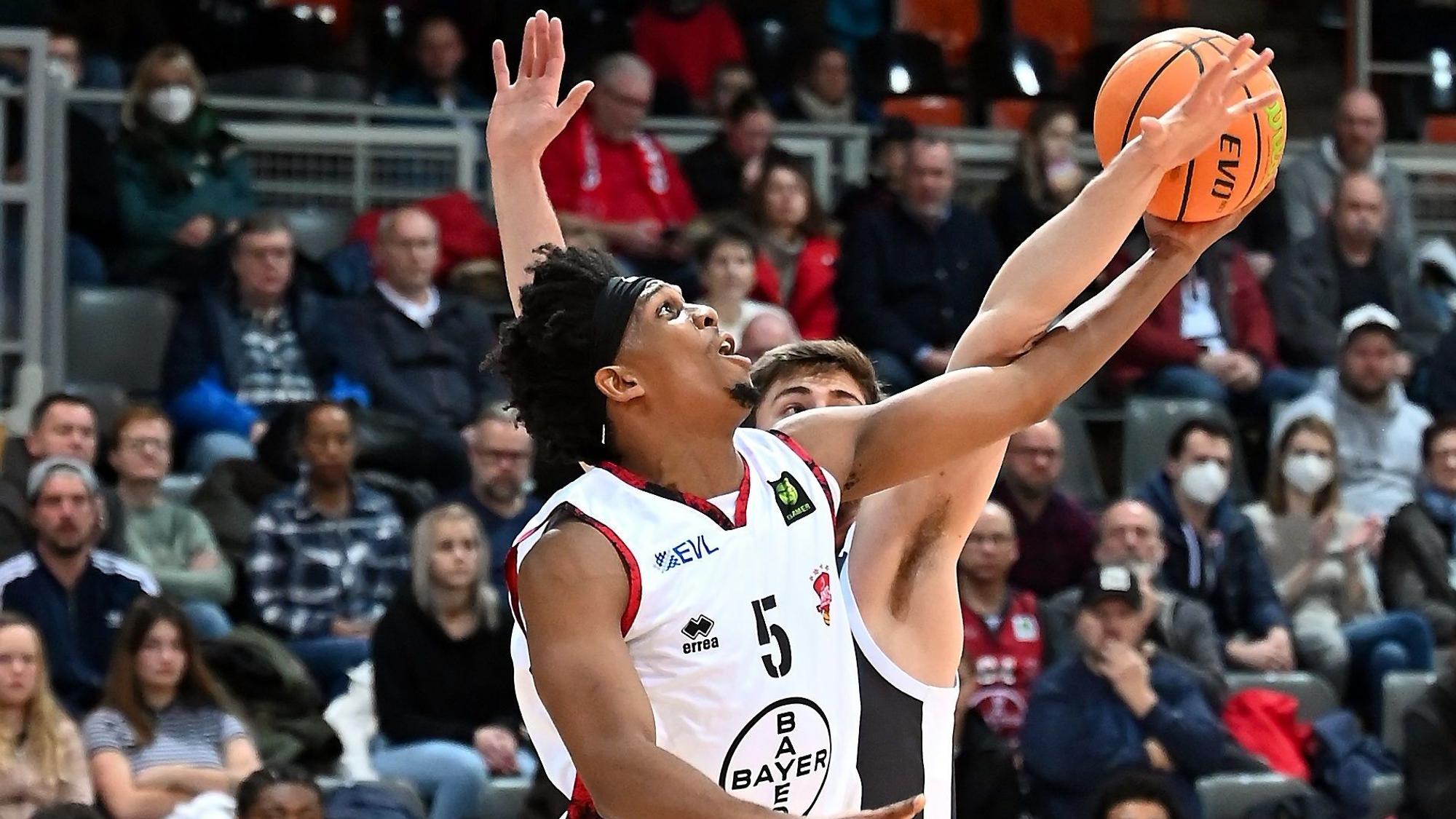 17.12.2022,-Basketball-Bayer Giants Leverkusen-Vechta
vorne: Kadre Gray (Bayer)
Foto: Uli Herhaus