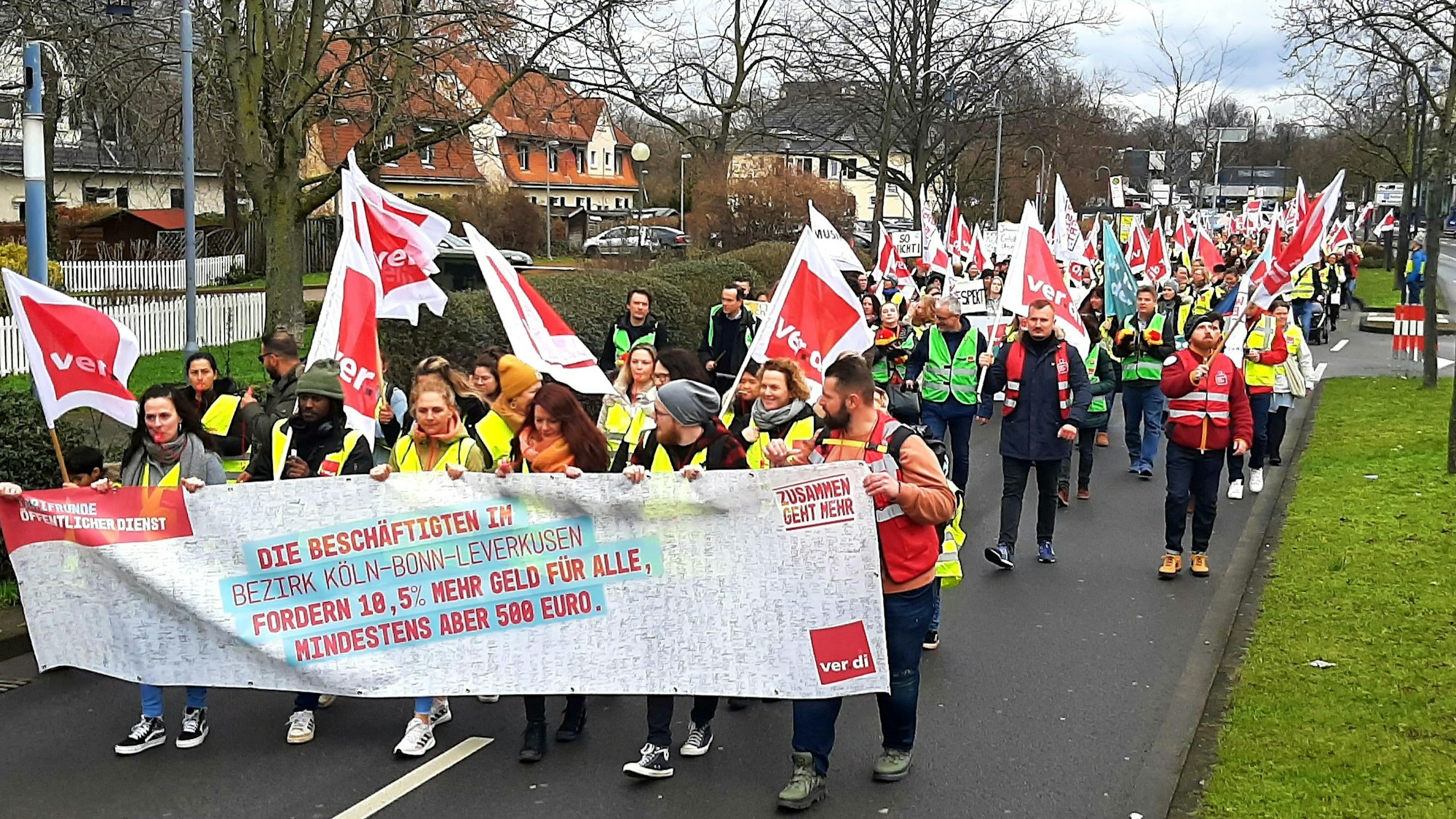 Streik öffentlicher Dienst in Leverkusen