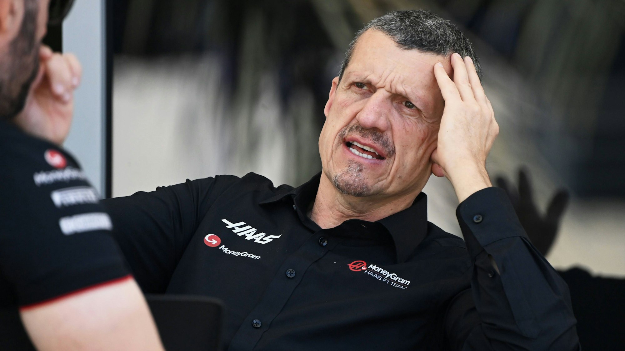 Günther Steiner im Gespräch.