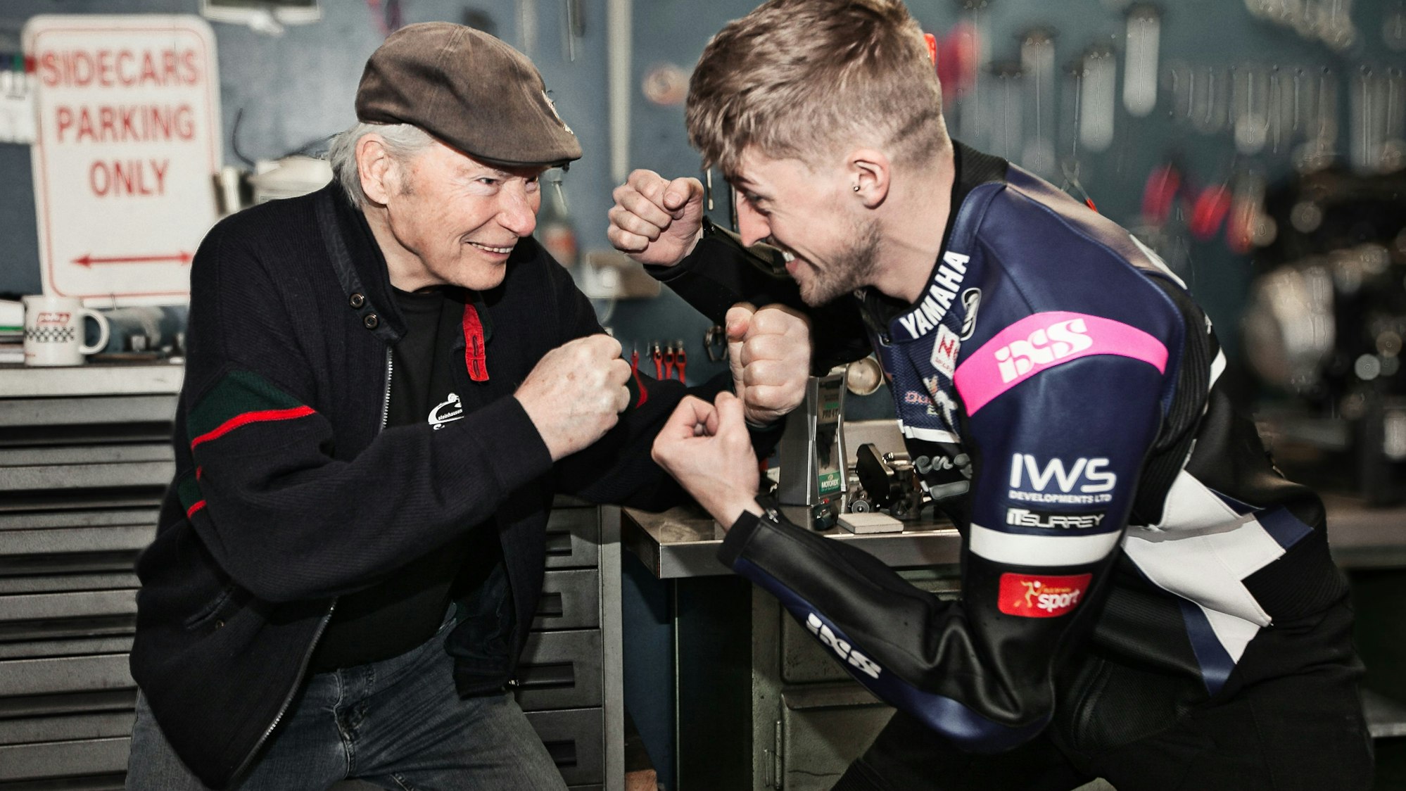 Rolf Steinhausen und sein junger Nachfolger Harry Payne.