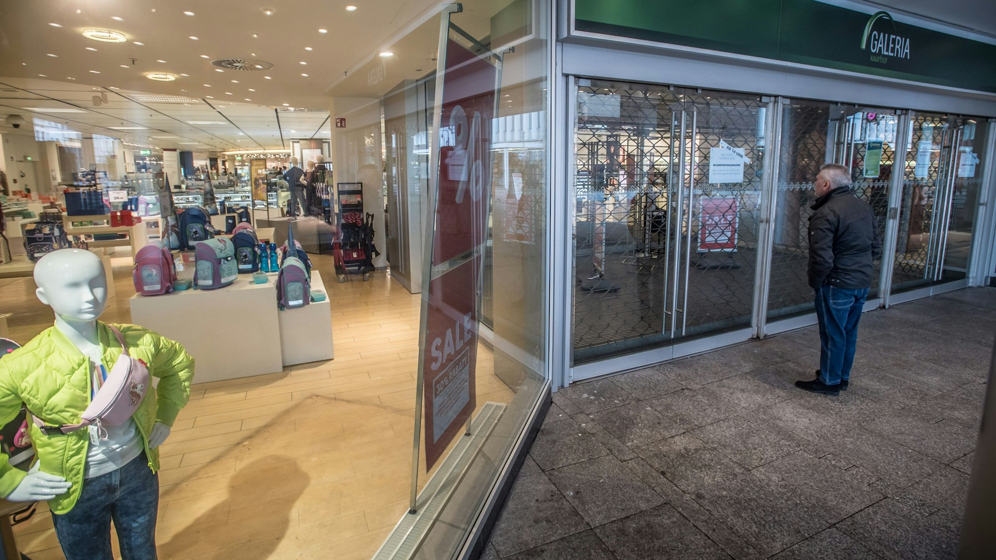 ex. Kaufhof (Galeria) Leverkusen schließt. Foto: Ralf Krieger