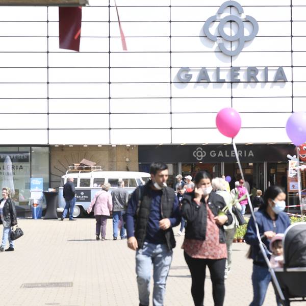 Im April 2022 wurde die Wiedereröffnung der Galeria in Euskirchen nach der Flut gefeiert.