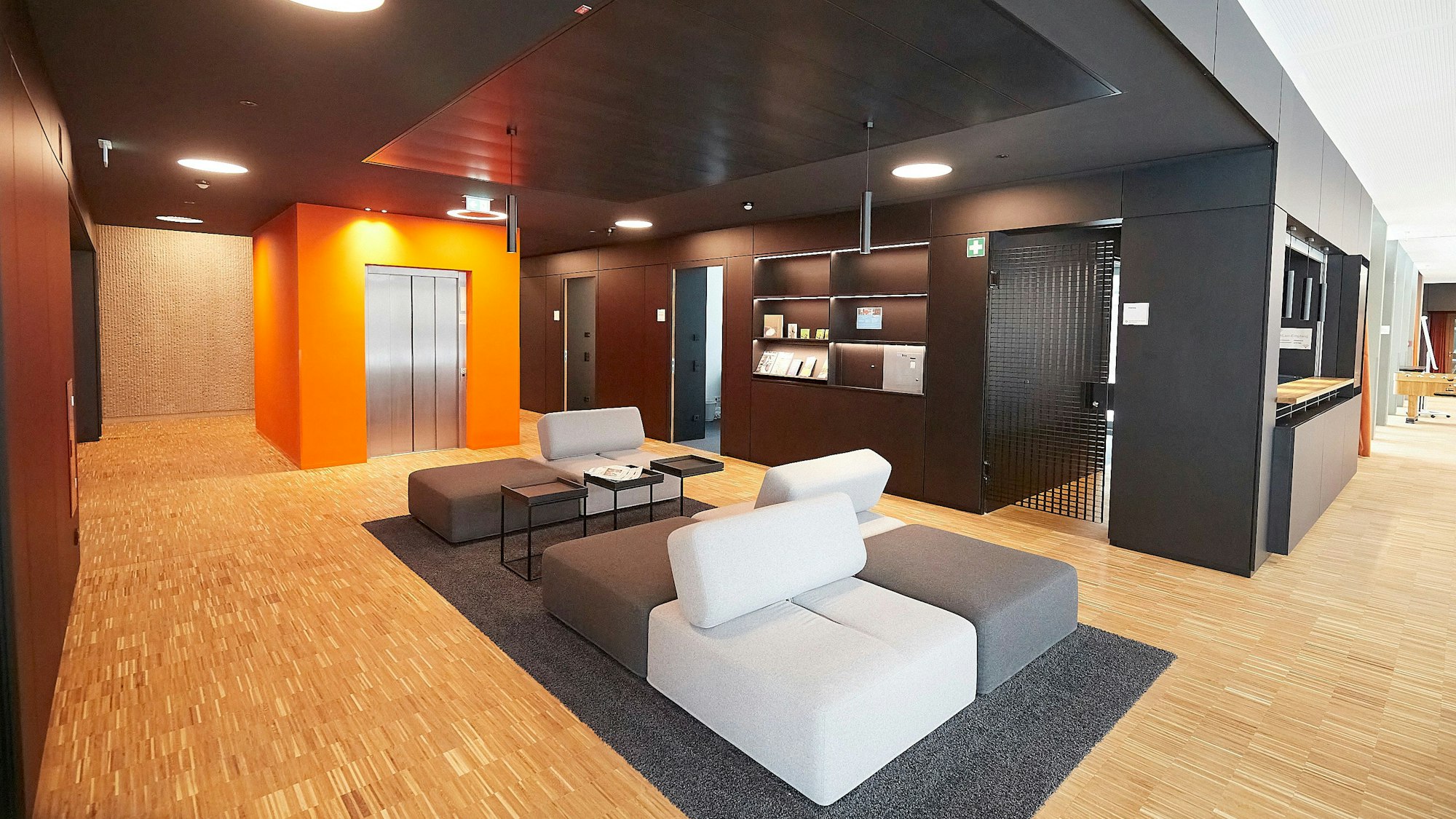 Das Foyer des Gästehauses wird auch für Veranstaltungen genutzt.