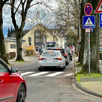 Als gefährlich eingestufter Zebrastreifen auf der Pfarrer-Jekel-Straße in Quettengen