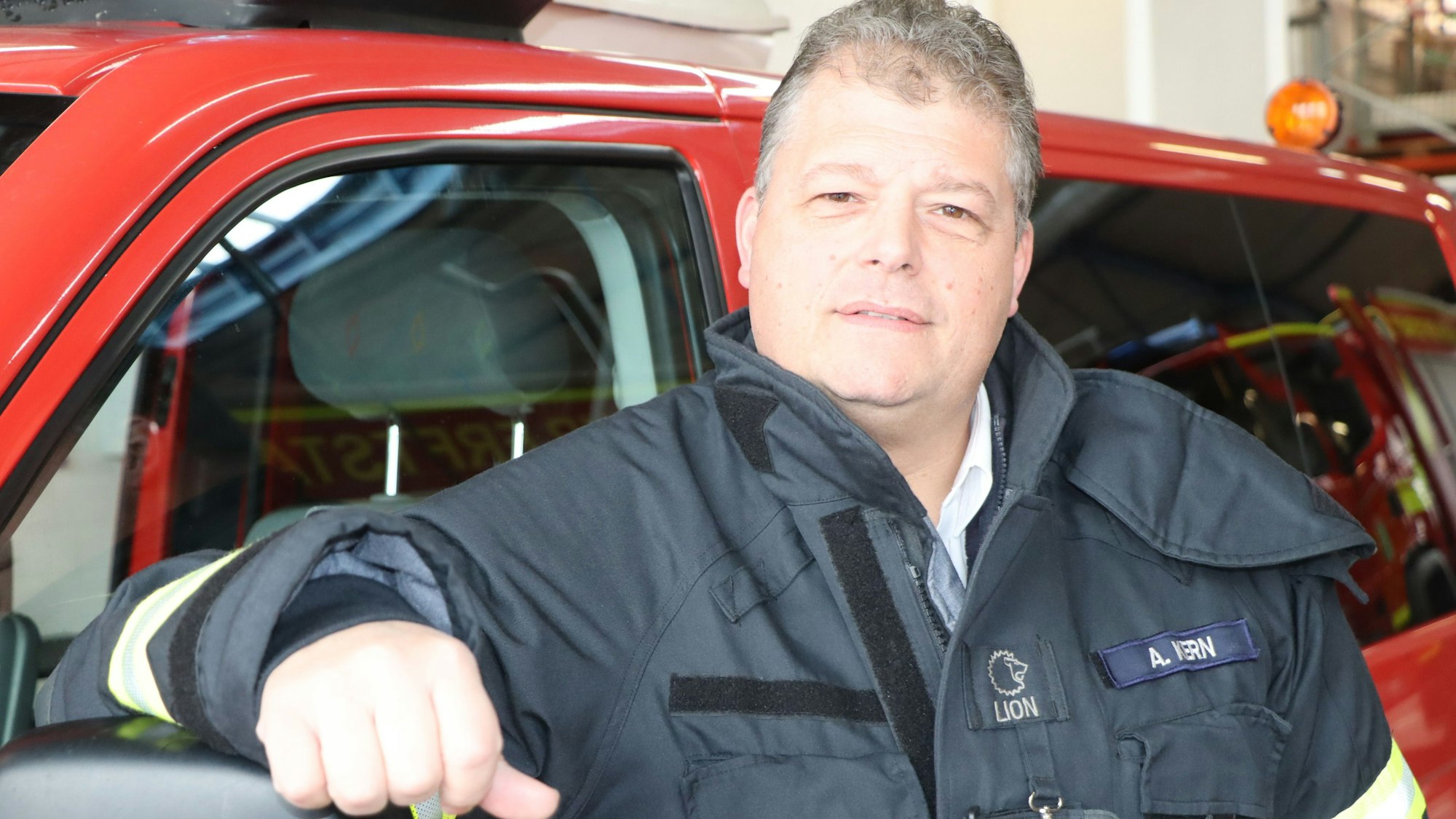 Alexander Kern von der Feuerwehr Erftstadt.