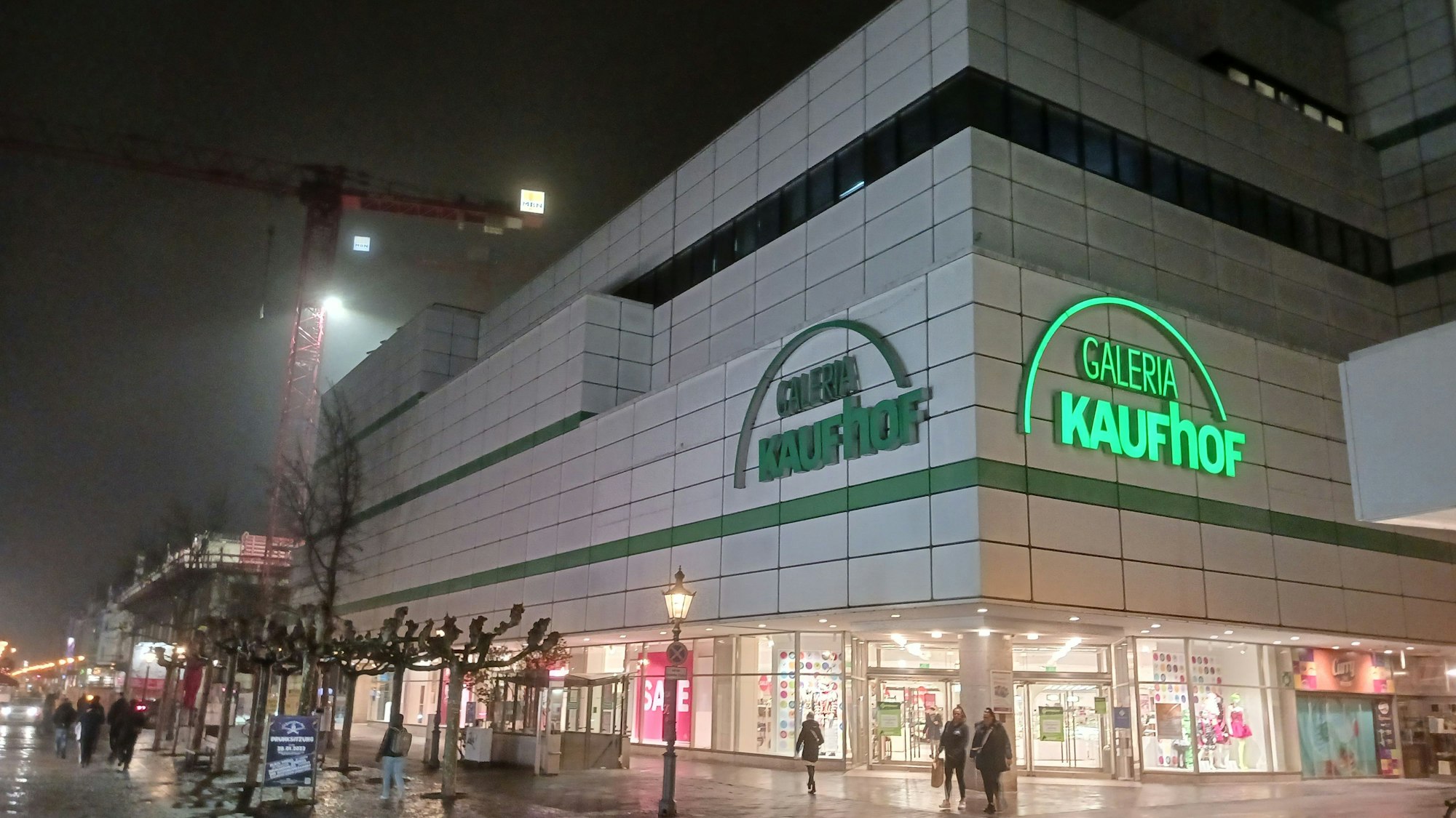 Galeria Kaufhof an der Siegburger Kaiserstraße schließt zum 31. Januar 2024