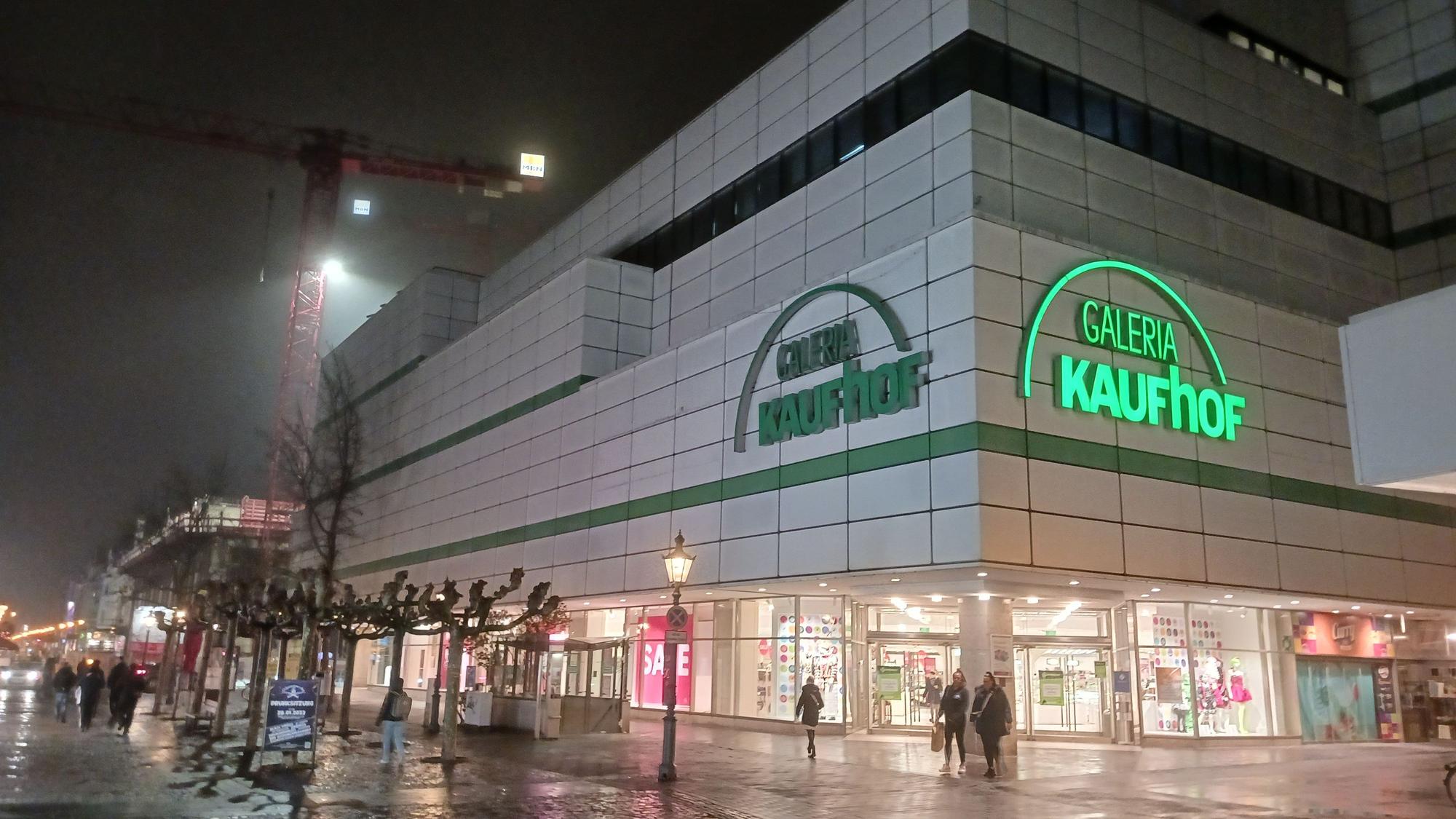 Galeria Kaufhof an der Siegburger Kaiserstraße schließt zum 31. Januar 2024.
