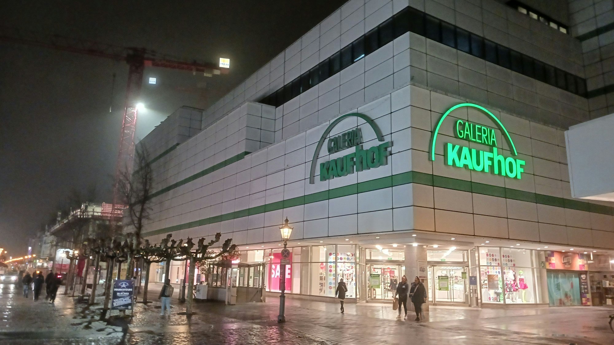 Galeria Kaufhof an der Siegburger Kaiserstraße schließt zum 31. Januar 2024