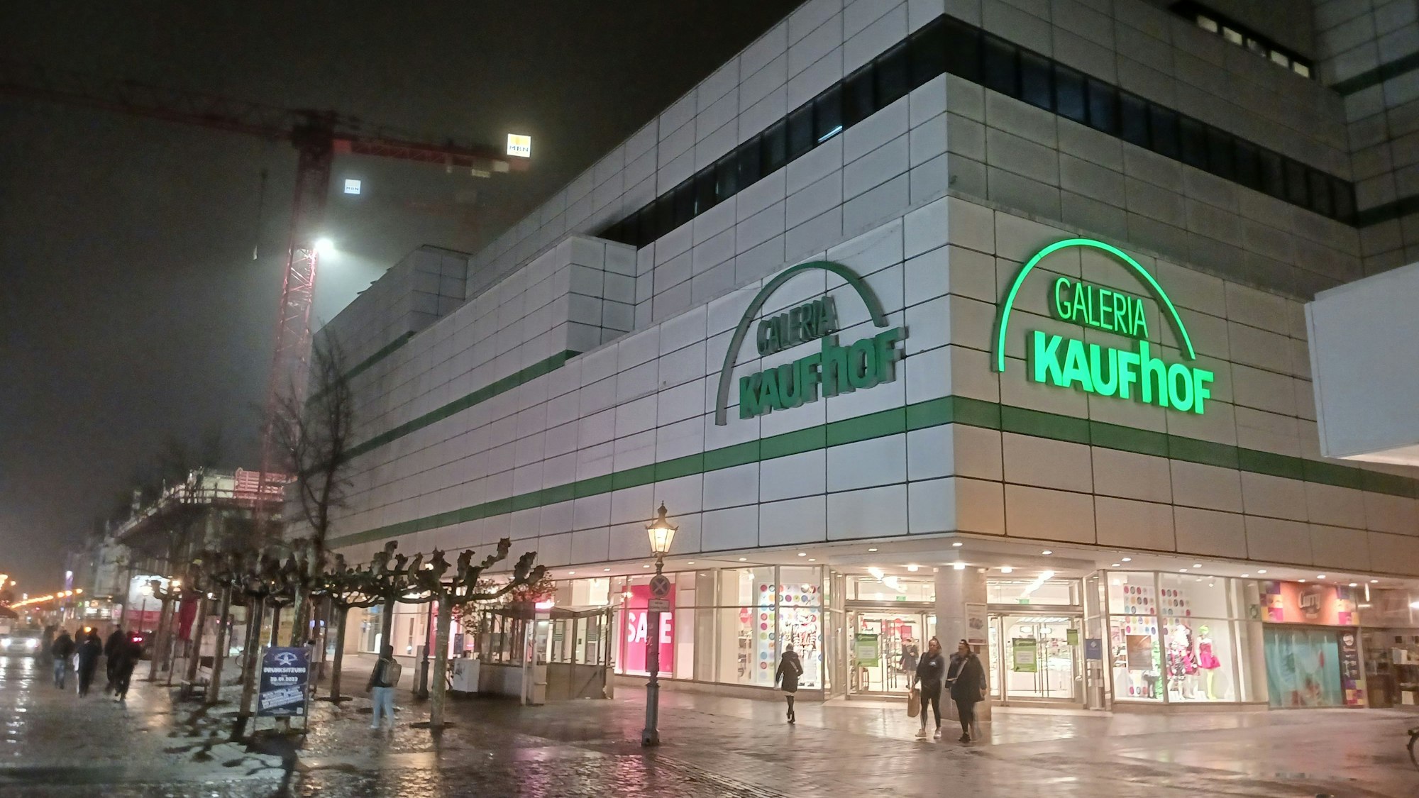 Galeria Kaufhof an der Siegburger Kaiserstraße schließt zum 31. Januar 2024