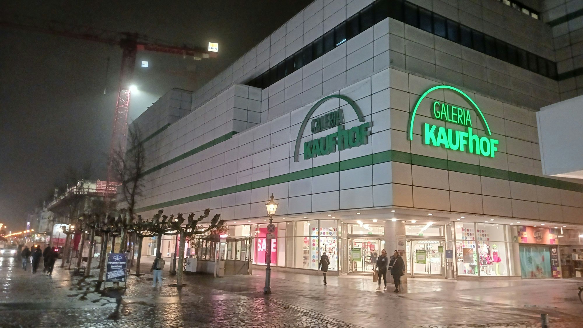 Galeria Kaufhof an der Siegburger Kaiserstraße schließt zum 31. Januar 2024