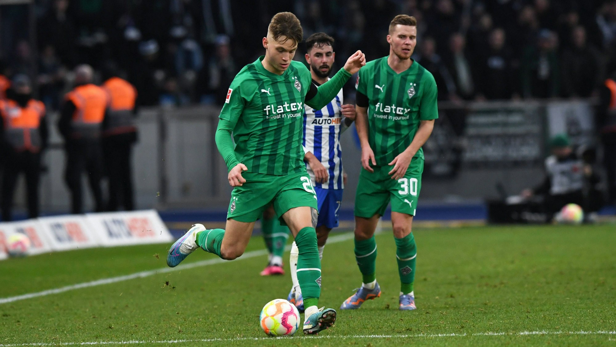 Luca Netz von Borussia Mönchengladbach.