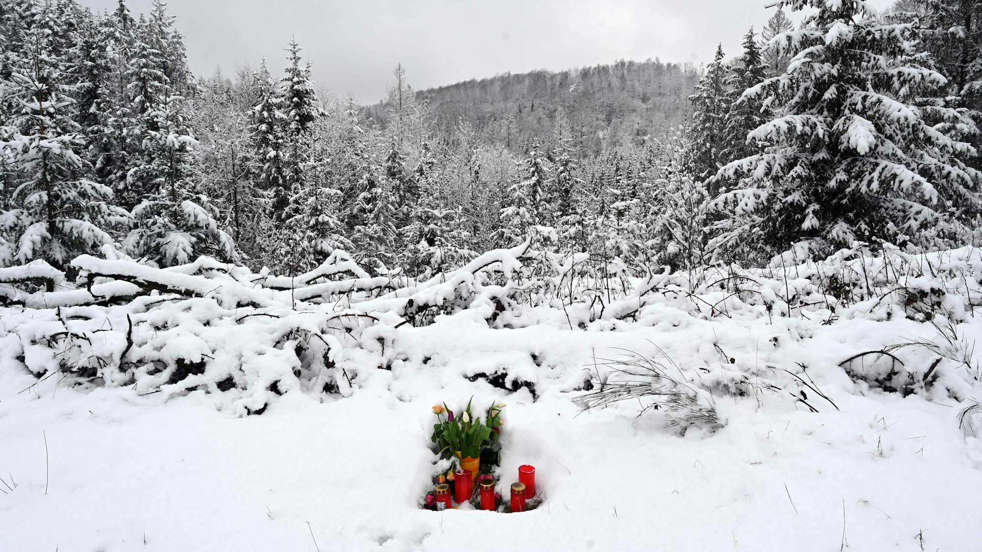 Der Tatort in Freudenberg am Dienstag