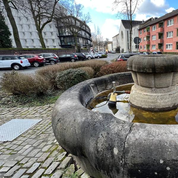 Weltersbachbrunnen an der Straße An St. Remigius in Opladen