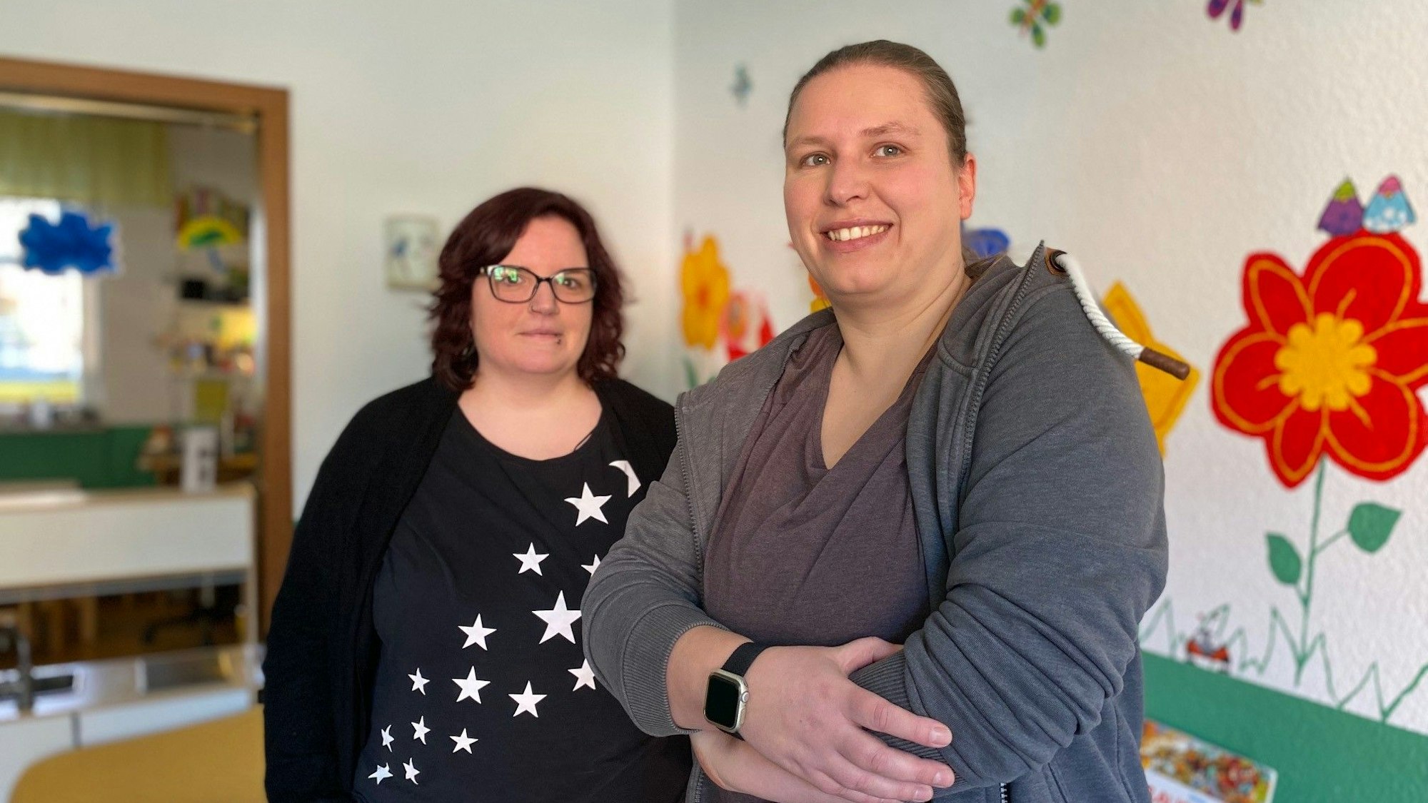 Imke Oltmann und Ulrike Gödderz.