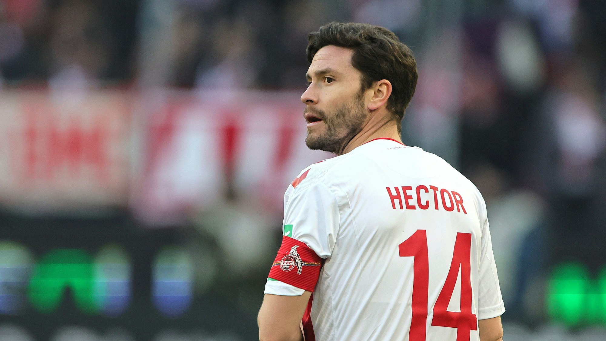 Jonas Hector (1. FC Köln) erlebte einige Derbys gegen Borussia Mönchengladbach (Archivbild)