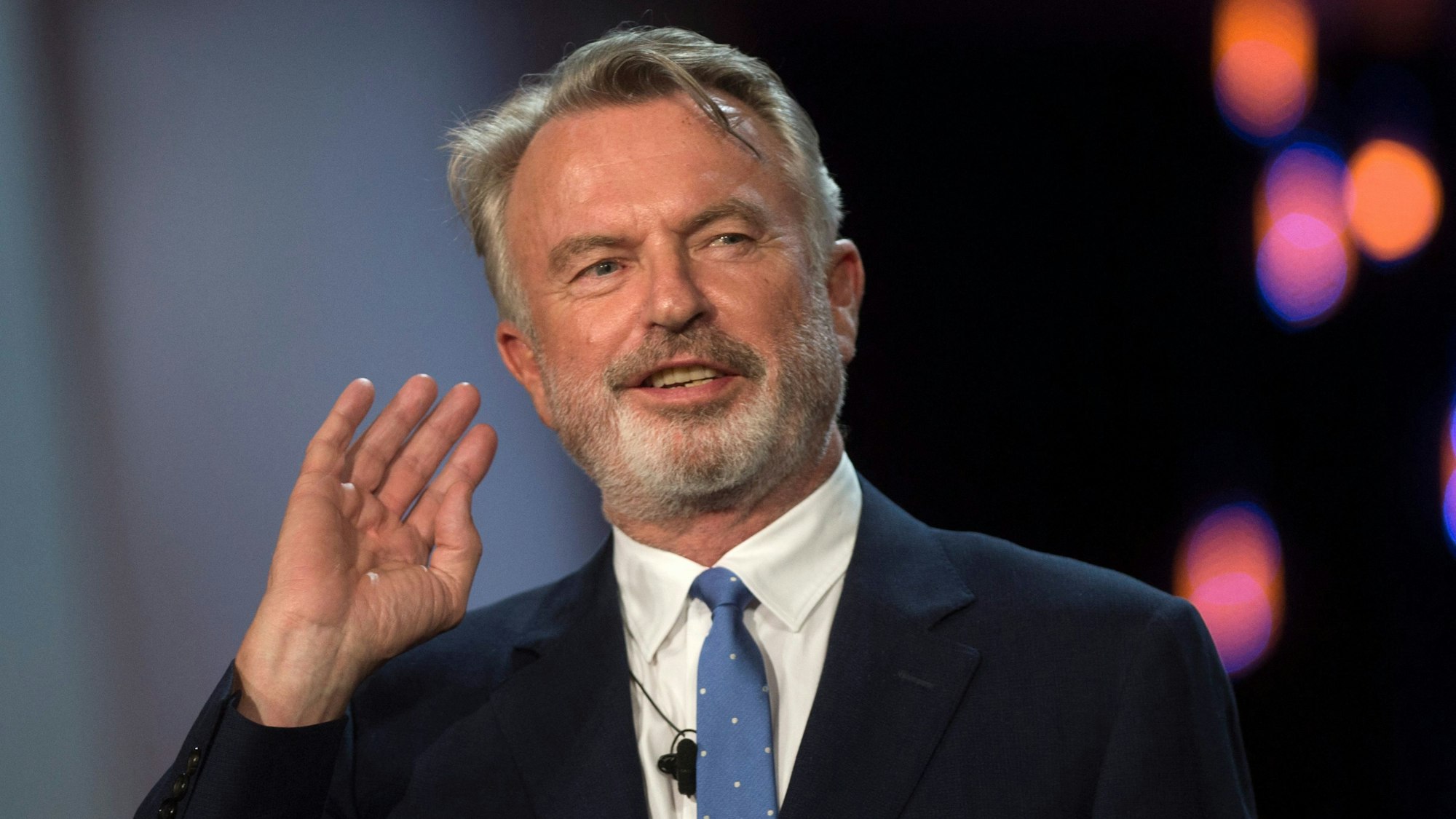 Der neuseeländische Schauspieler Sam Neill bei dem 67. San Sebastian Film Festival in Nordspanien.