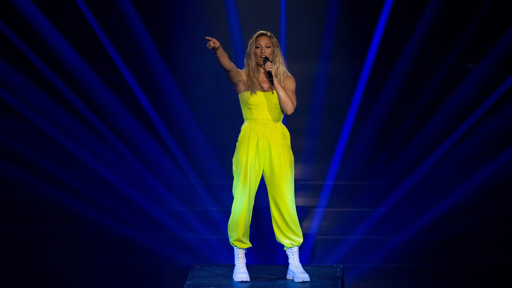 Helene Fischer bei einem Auftritt im Oktober 2022