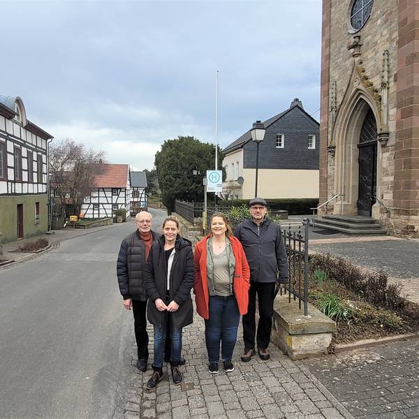 Die Ratsmitglieder (V.l.n.r): Hans Reiff, Stephanie Sistig, Daniela Züll und Dr. Guido Huppertz