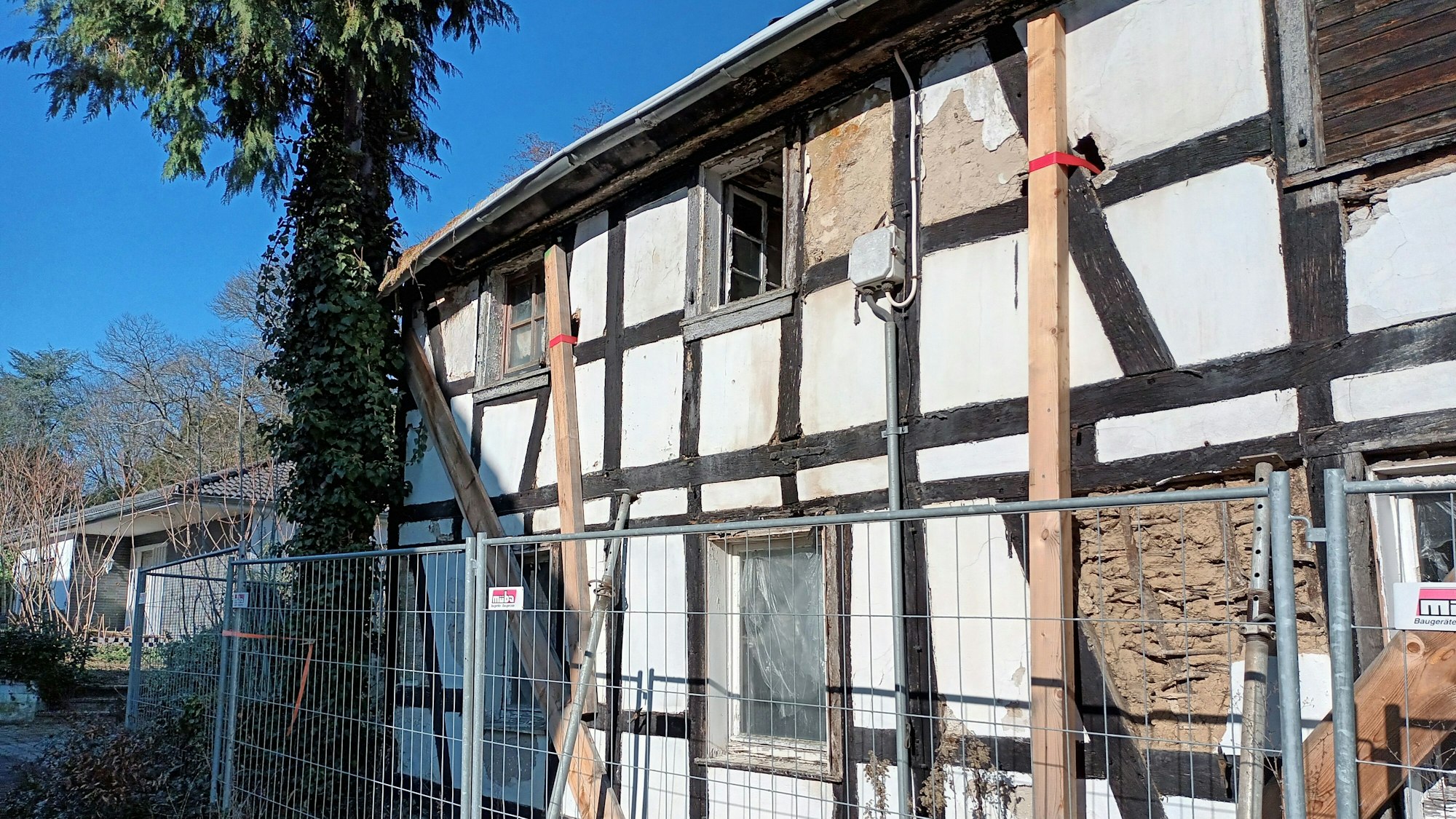 Ein altes Fachwerkhaus.