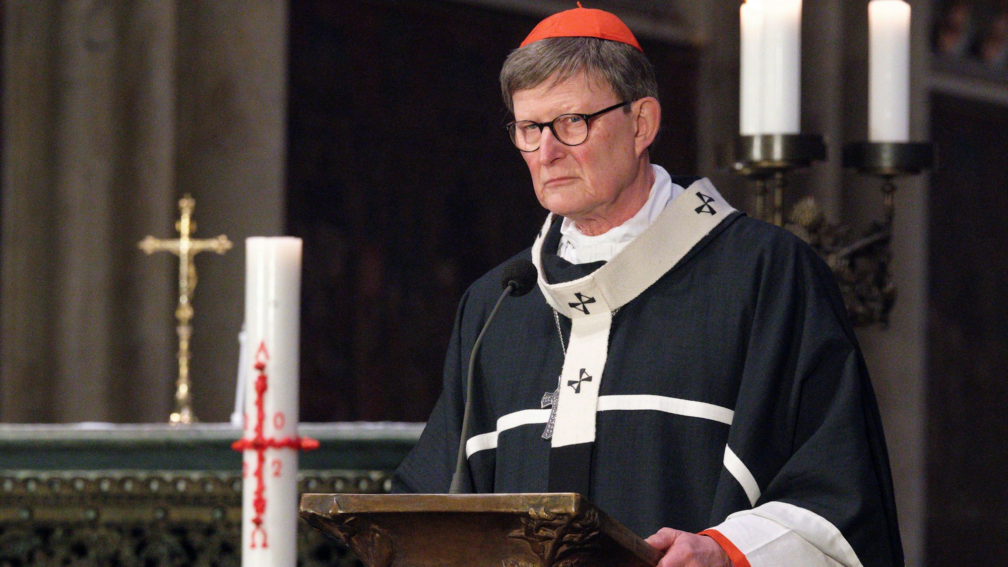 Der Kölner Kardinal Rainer Maria Woelki bei einem Gottesdienst.