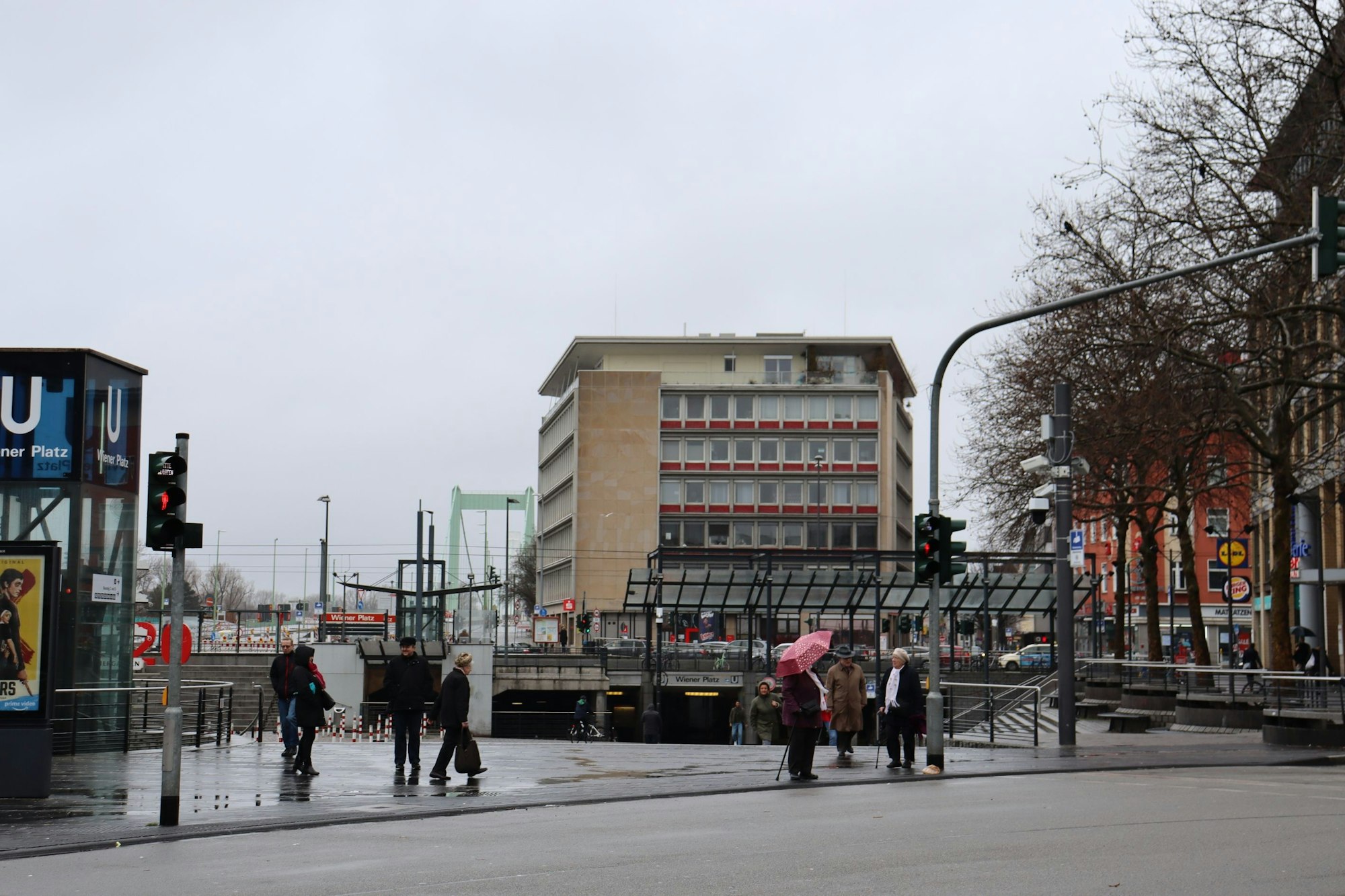 Der Wiener Platz in Köln-Mülheim.