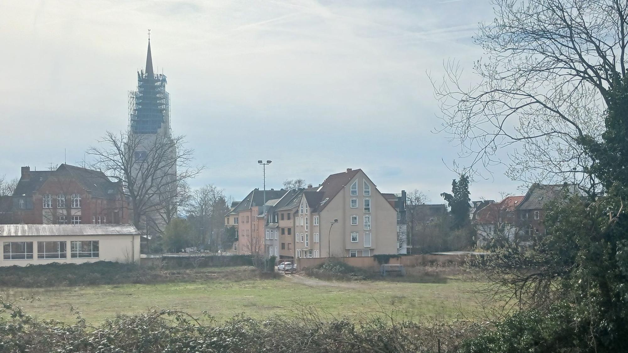 Der alte Sportplatz des Siegburger SV 04.