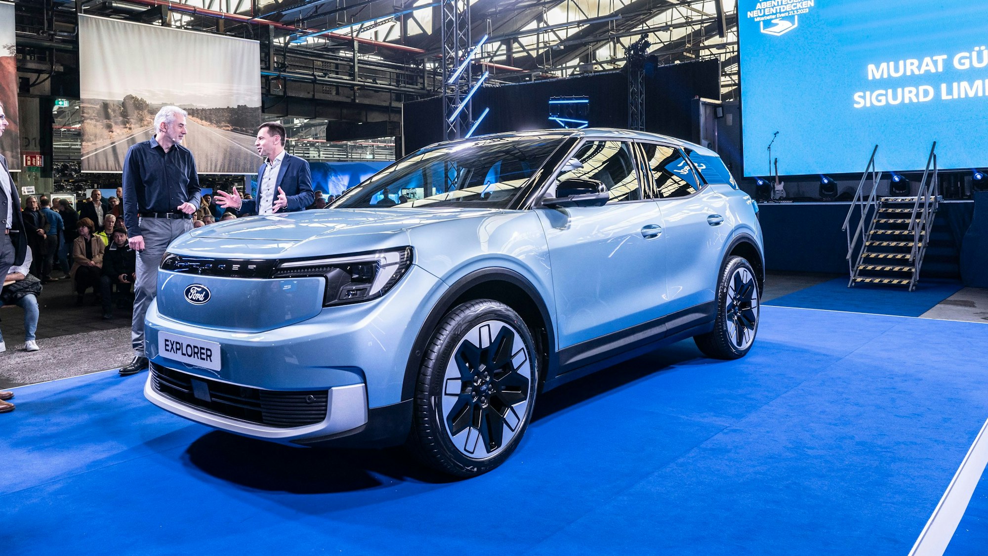 Ford stellt das neue Elektro-Modell Explorer vor.
