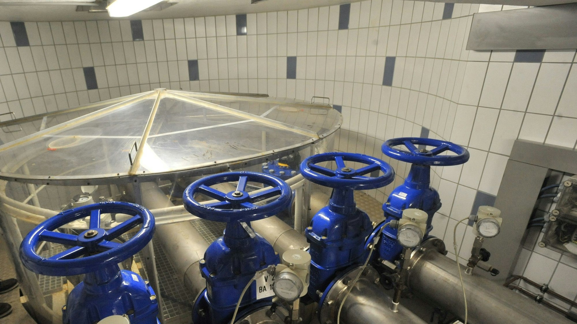 Wasserwerk Rheindorf, Brunnenhaus