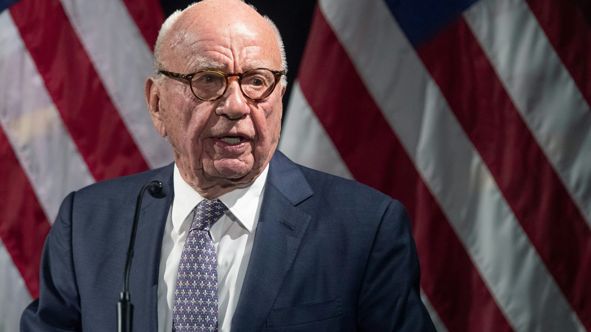 Medienunternehmer Rupert Murdoch 2019 bei einer Gala.