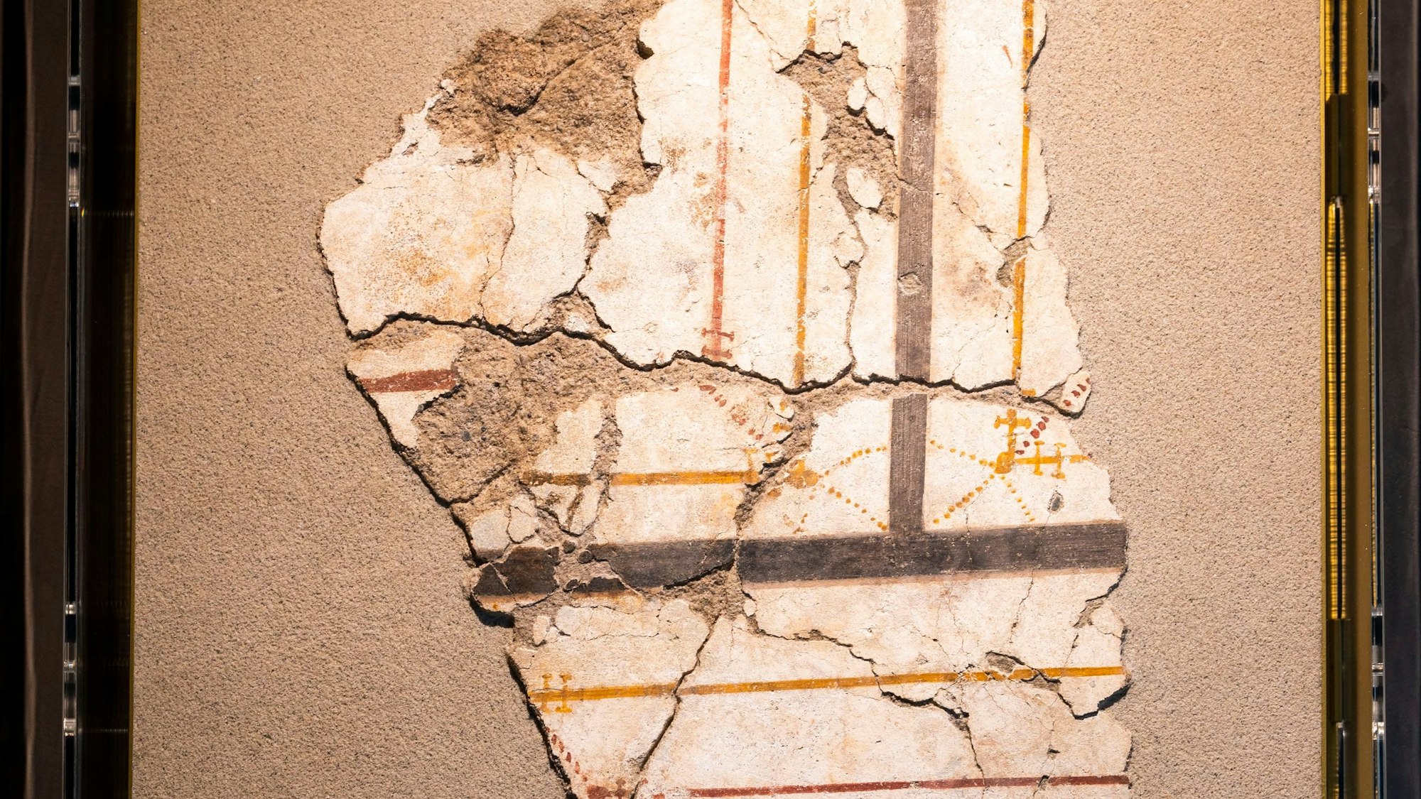 Wandmalerei in Rahmen