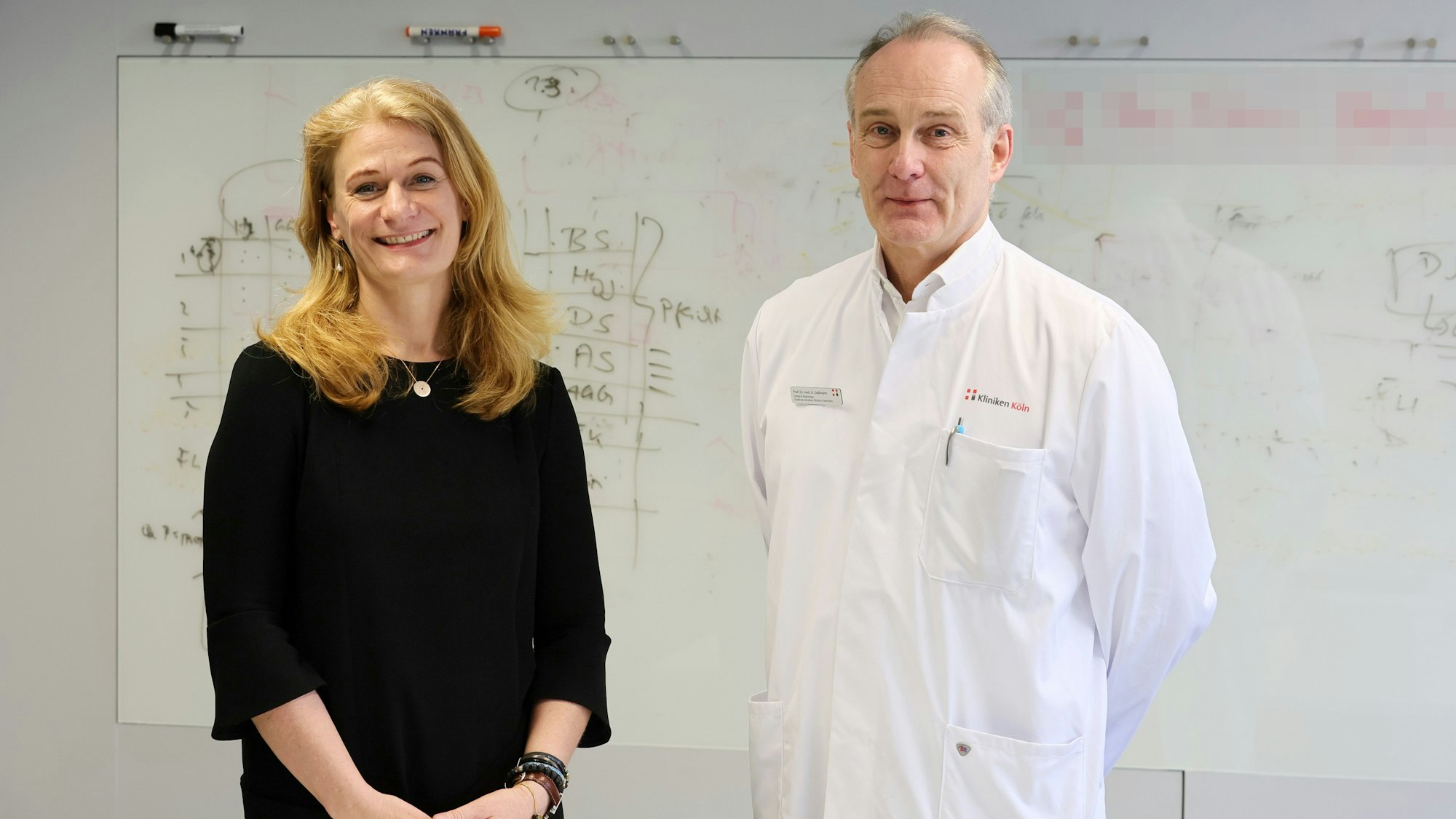 Bildeten die Geschäftsführung der Kliniken: Sylvia Langer ist nicht mehr bei den Kliniken, Axel Goßmann schon.