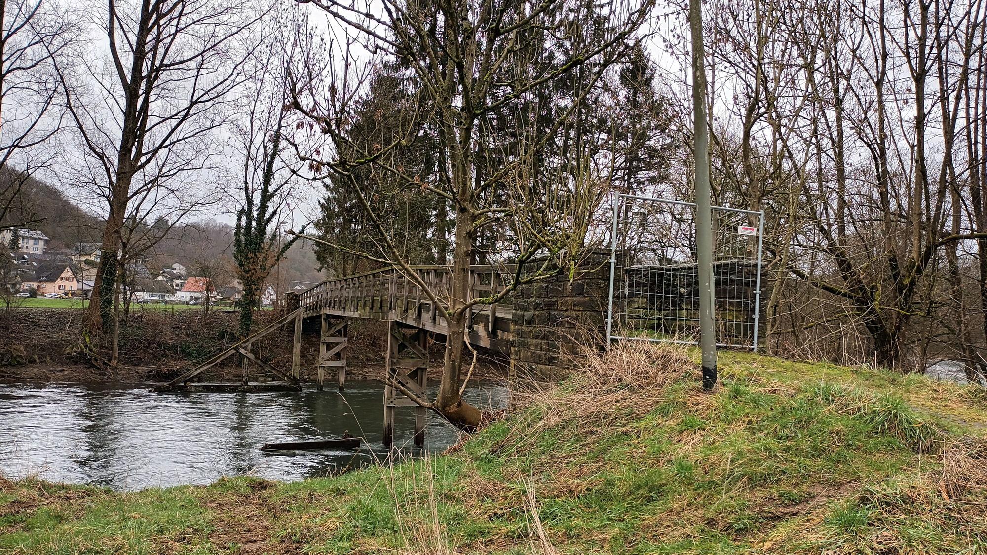Die Aggerbrücke am Naafs Häuschen