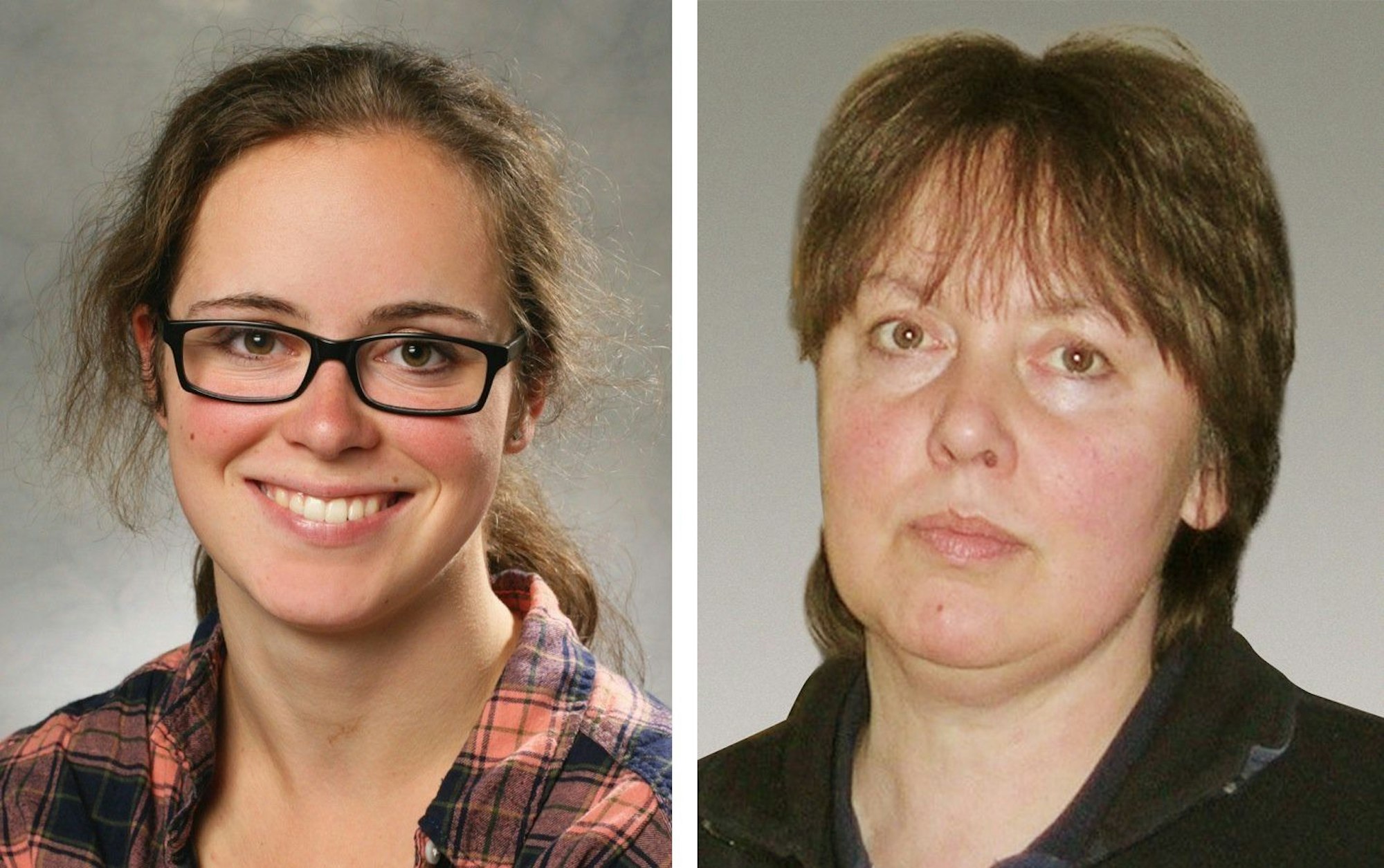 Die Porträts zeigen die verstorbene Miriam und ihre Mutter Mariat Scheidel
