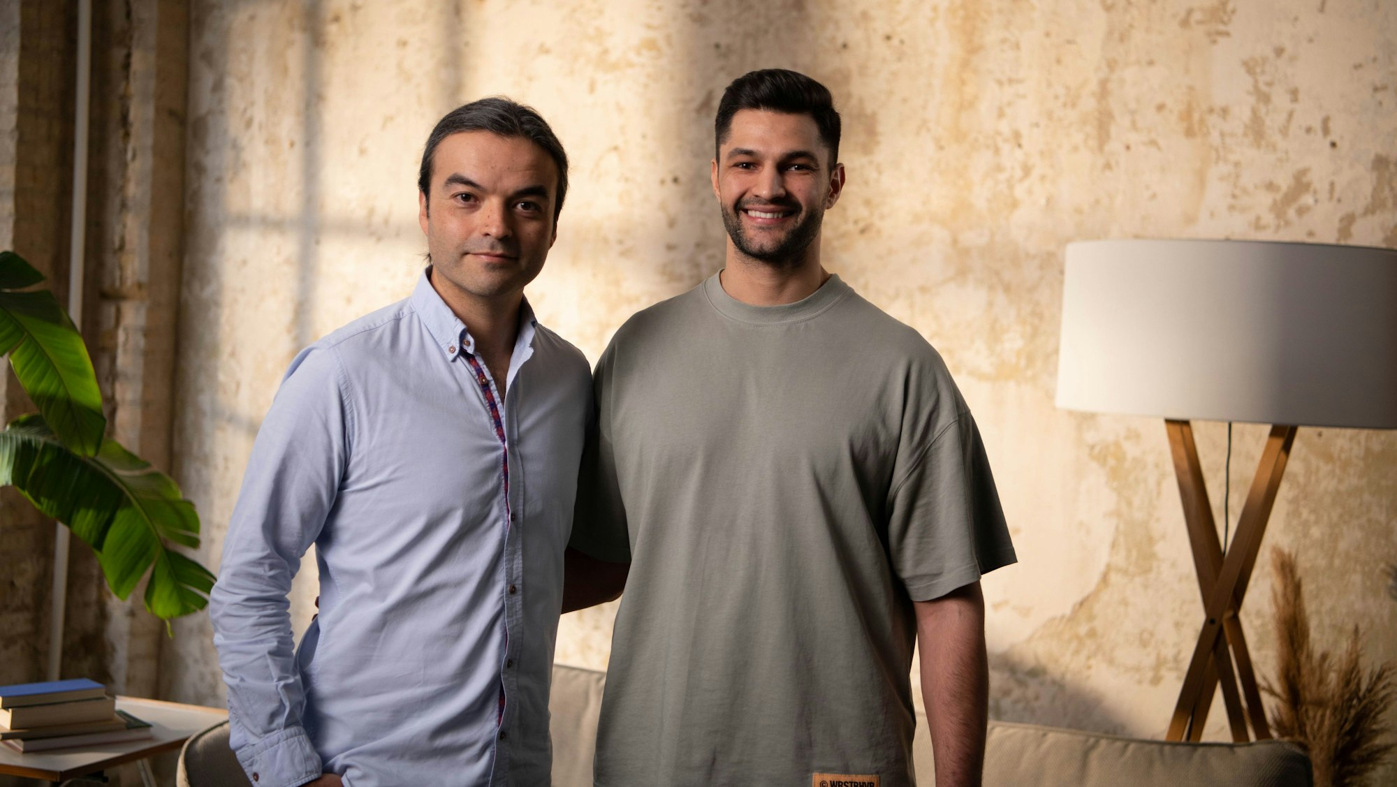 Die Gründer von Niostem, Carlos (l.) und Emil.