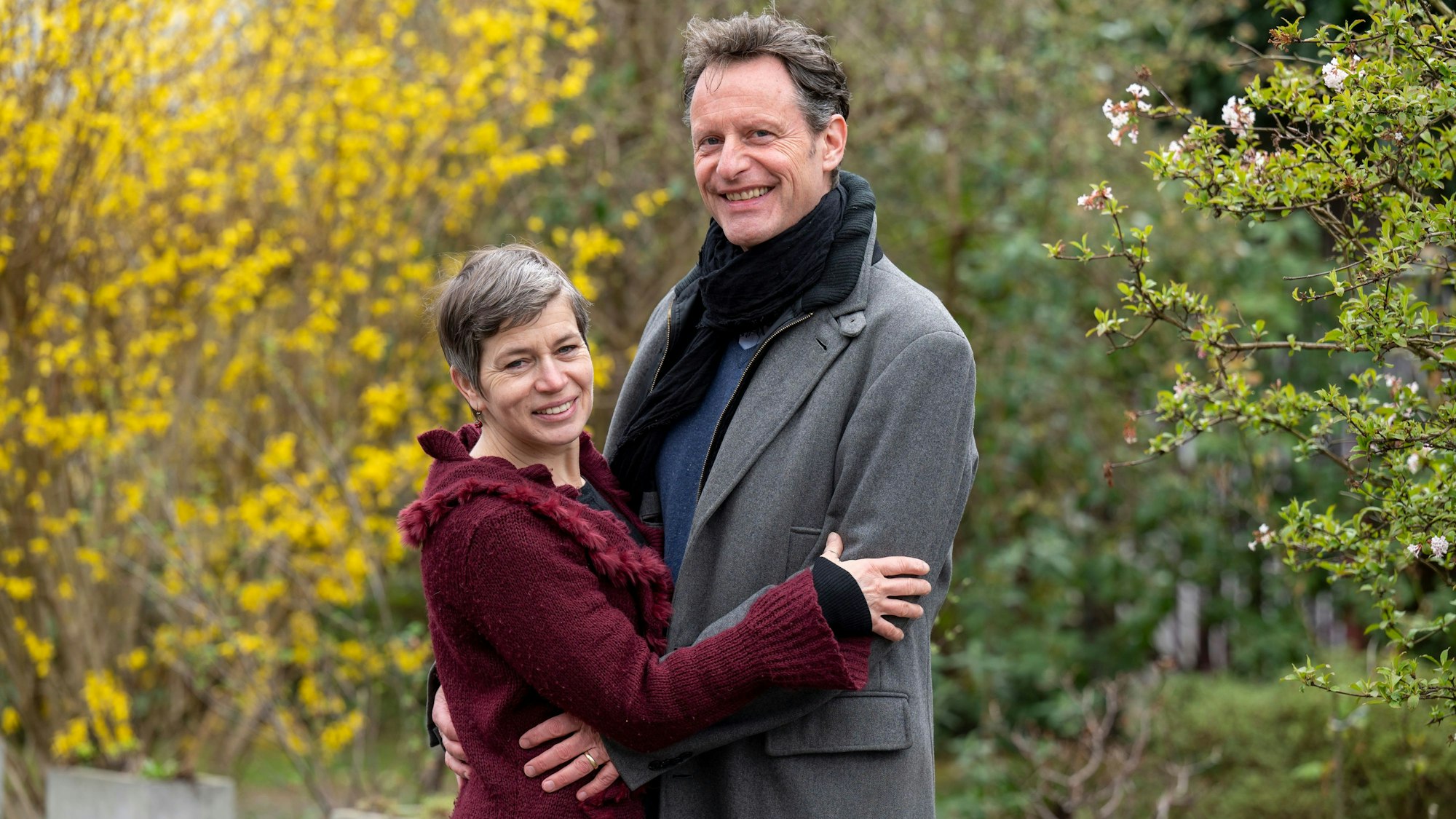 Die Eheleute Meyoll haben ihre Nachnamen fusioniert .Foto: Uwe Weiser