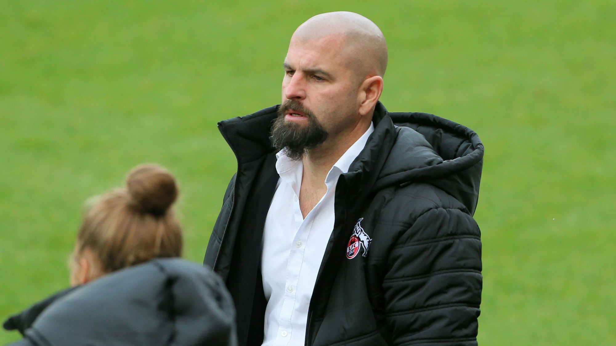 1. FC Köln vs. FC Carl Zeiss Jena, Fussball Frauen, 1. Bundesliga, Sascha Glass (1.FC Köln), Bild: Herbert Bucco, 17.10.2021