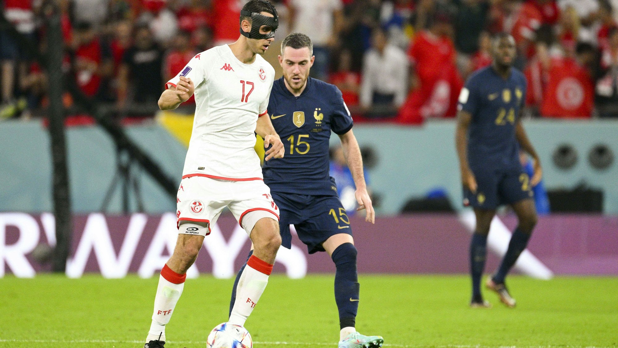 Ellyes Skhiri bei der WM gegen Frankreich.