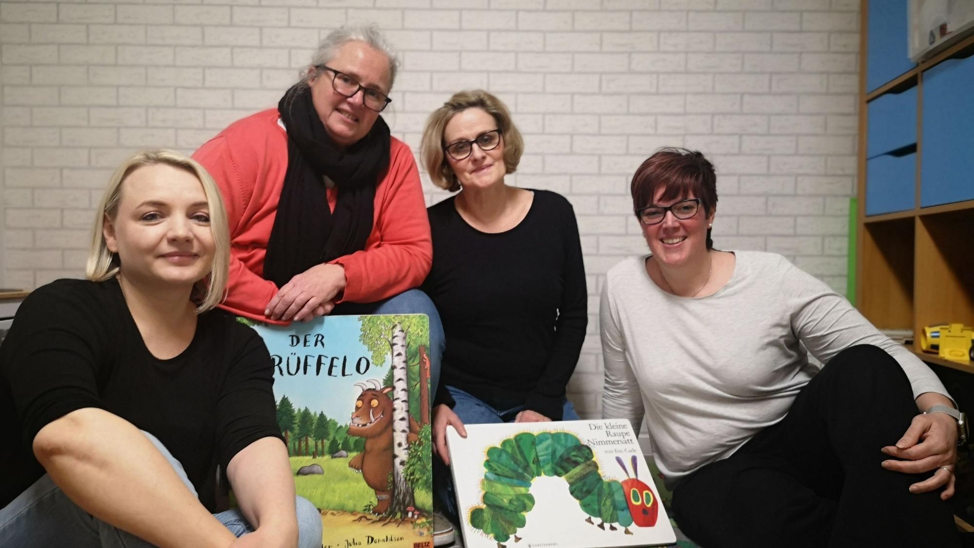 Natalia Blank, Inge Kappen, Helga Ley, Marion Klein vom Kindertagespflegenetzwerk Wesseling.