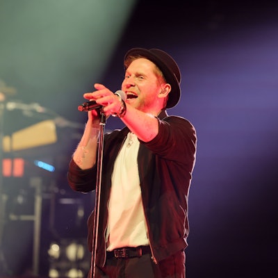 Johannes Oerding beim Eröffnungskonzert der neuen Tour in der Lanxess-Arena.