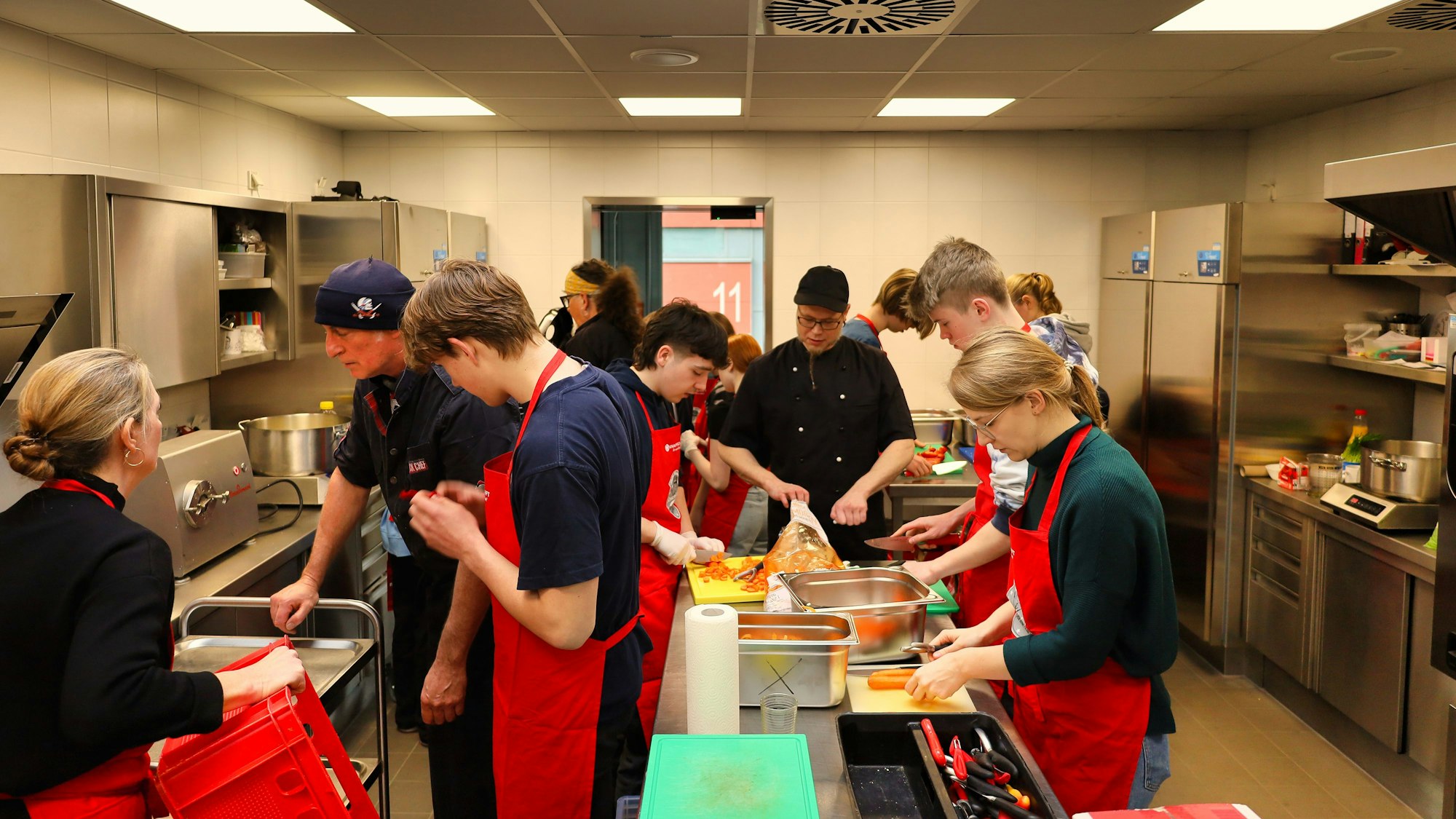Die Schüler der Otto-Hahn-Schulen in Bergisch Gladbach kochten fleißig.