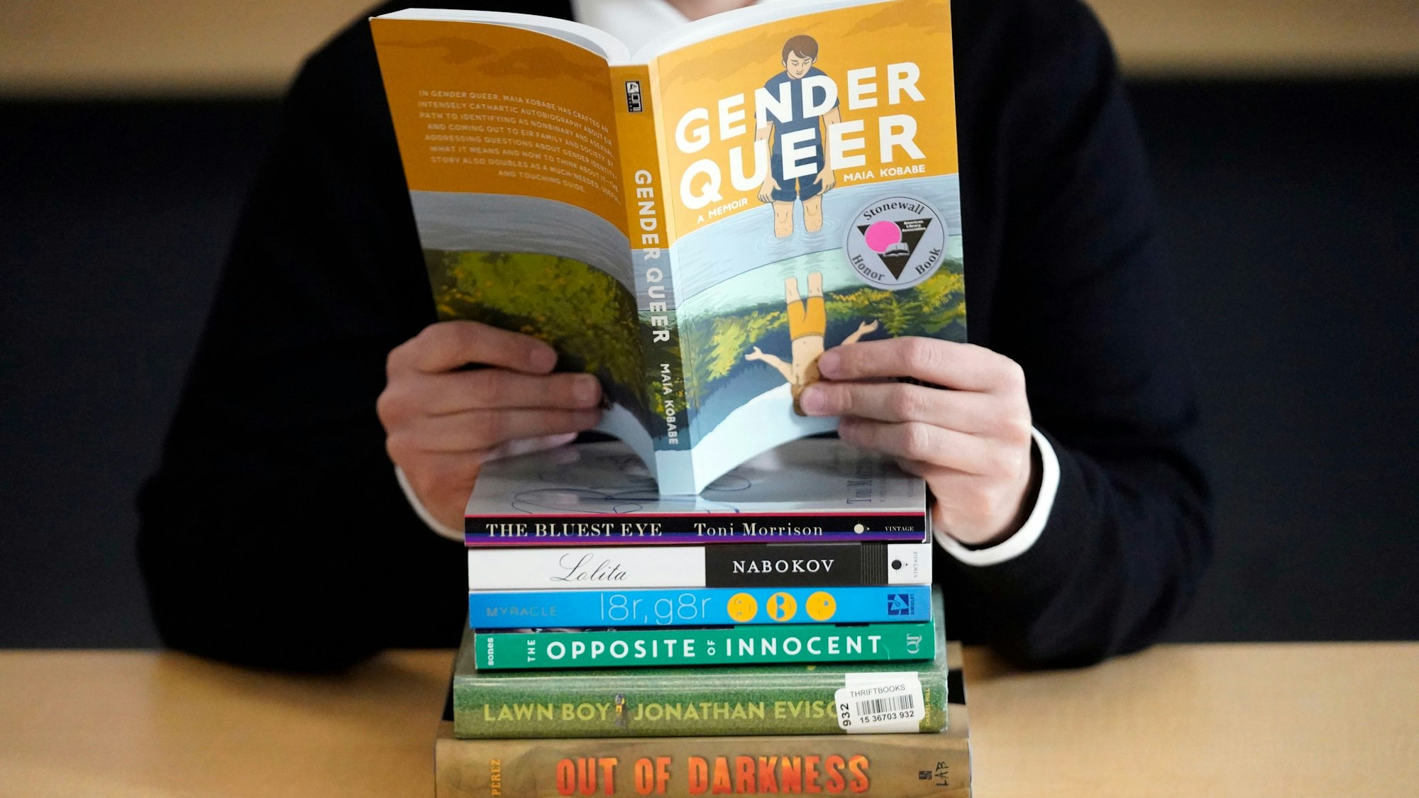 Bücher, von denen im US-Staat Utah verlangt wird, dass sie zensiert werden.