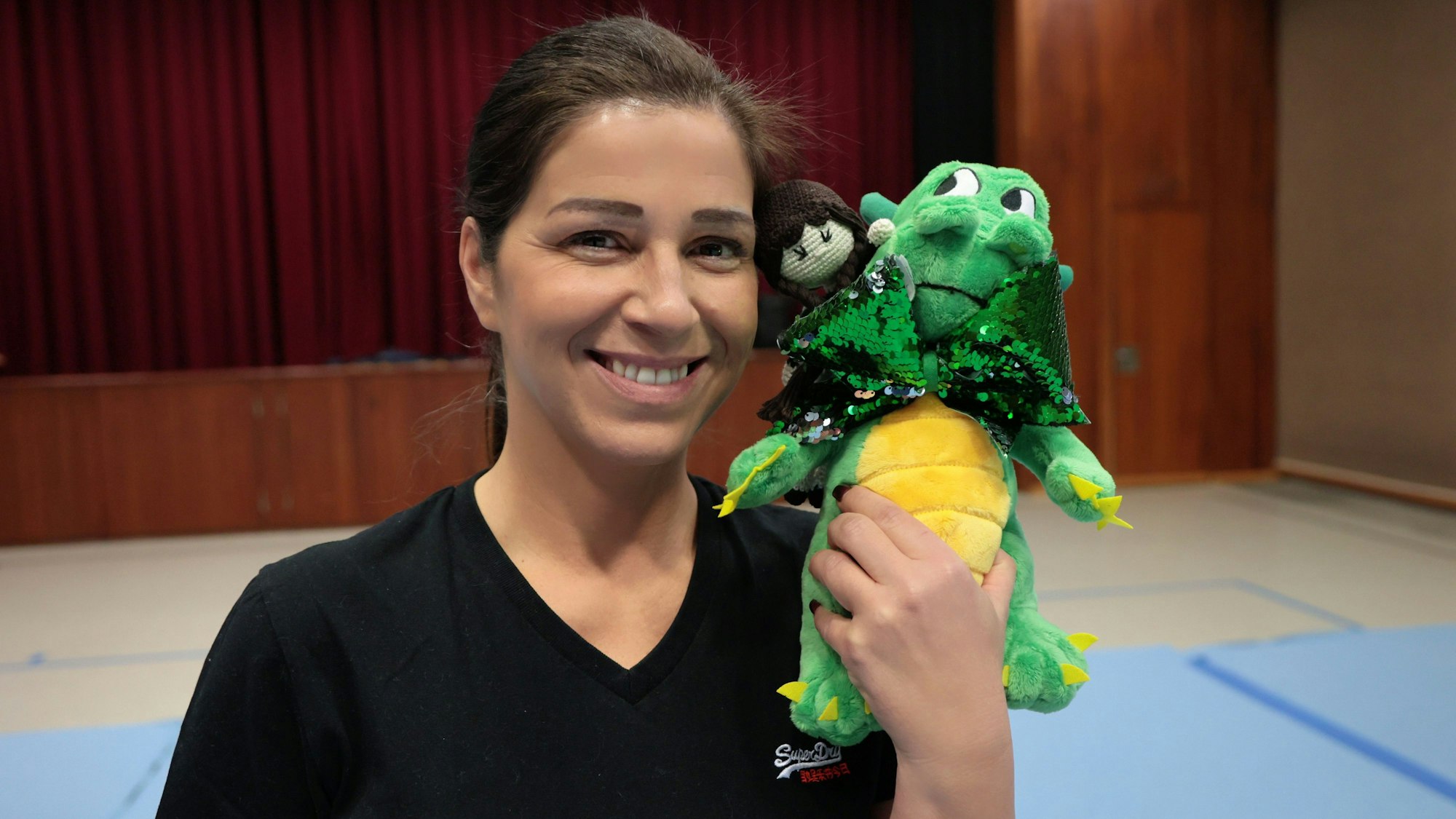 Übungsleiterin Giovanna Lombardo-Marrocu von den Senior Cheerleadern des RBS Burscheid