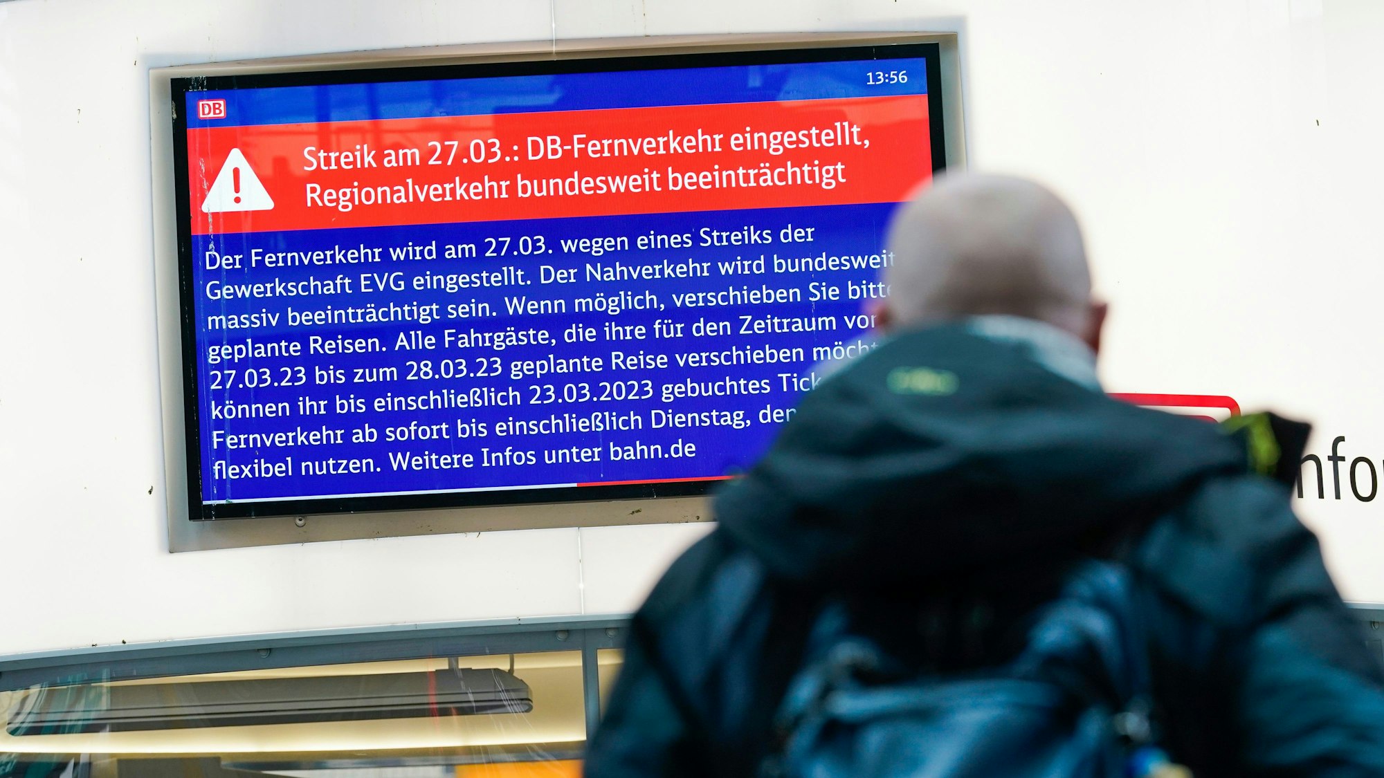 EVG und Verdi werden mit ihrem Streik den öffentlichen Nahverkehr am 27. März bundesweit lahmlegen.