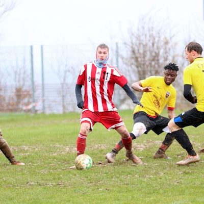 Zweifacher Torschütze für Dreiborn in der Schlammschlacht gegen den ETSC war Rico Wolter.