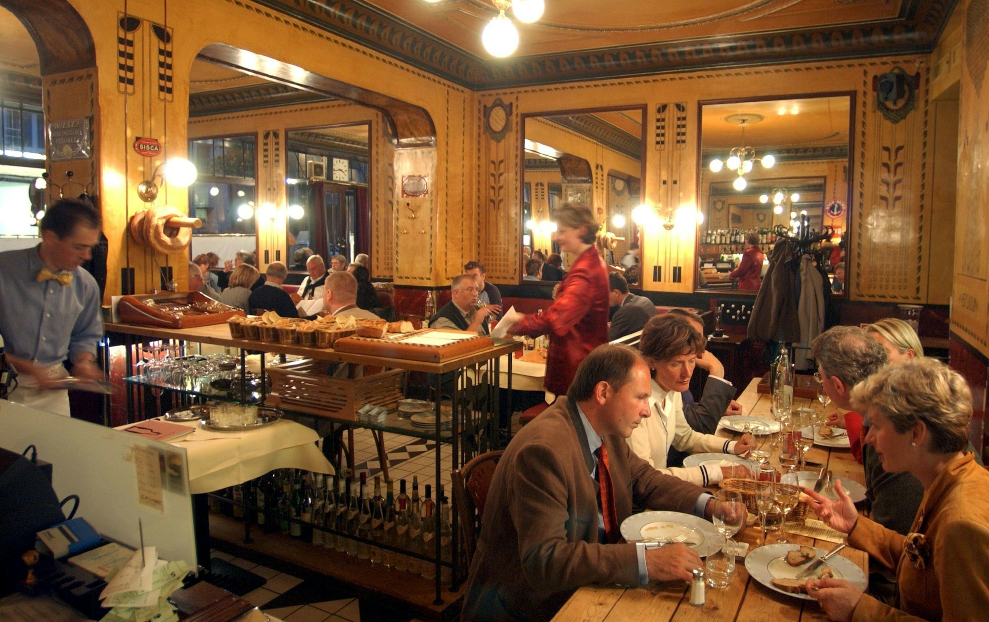 Das Le Moissonnier ist im Stil eines französischen Bistros eingerichtet.