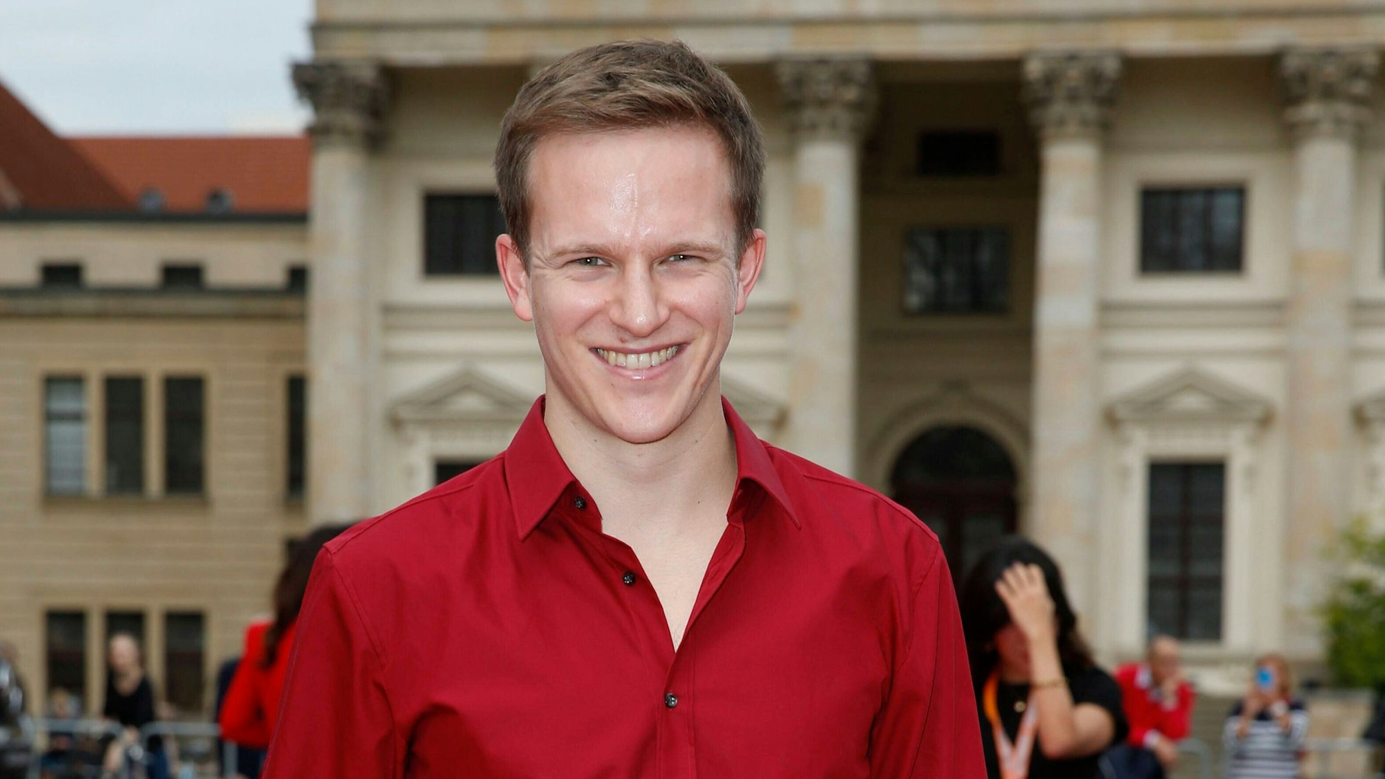 Christoph Sietzen Marimbaspieler am 13. Oktober 2019 im Gendarmenmarkt Konzerthaus Berlin
